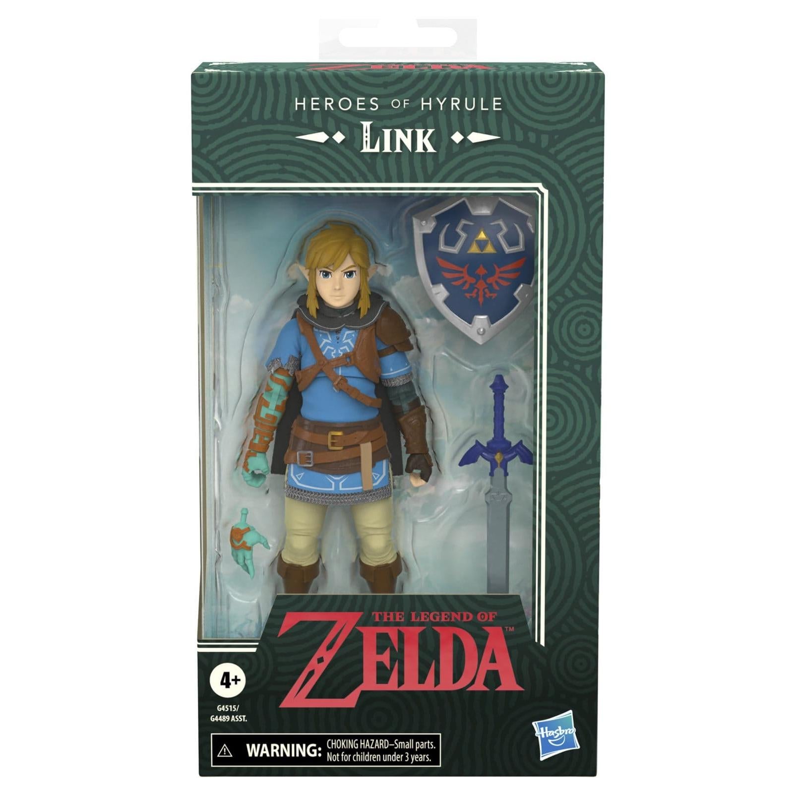 Legend Of Zelda Heroes Of Hyrule: Link-Actionfiguren-Hasbro-Mighty Underground