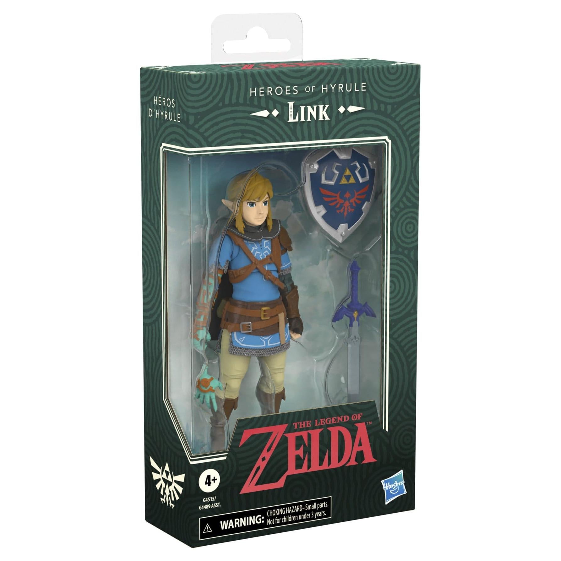 Legend Of Zelda Heroes Of Hyrule: Link-Actionfiguren-Hasbro-Mighty Underground
