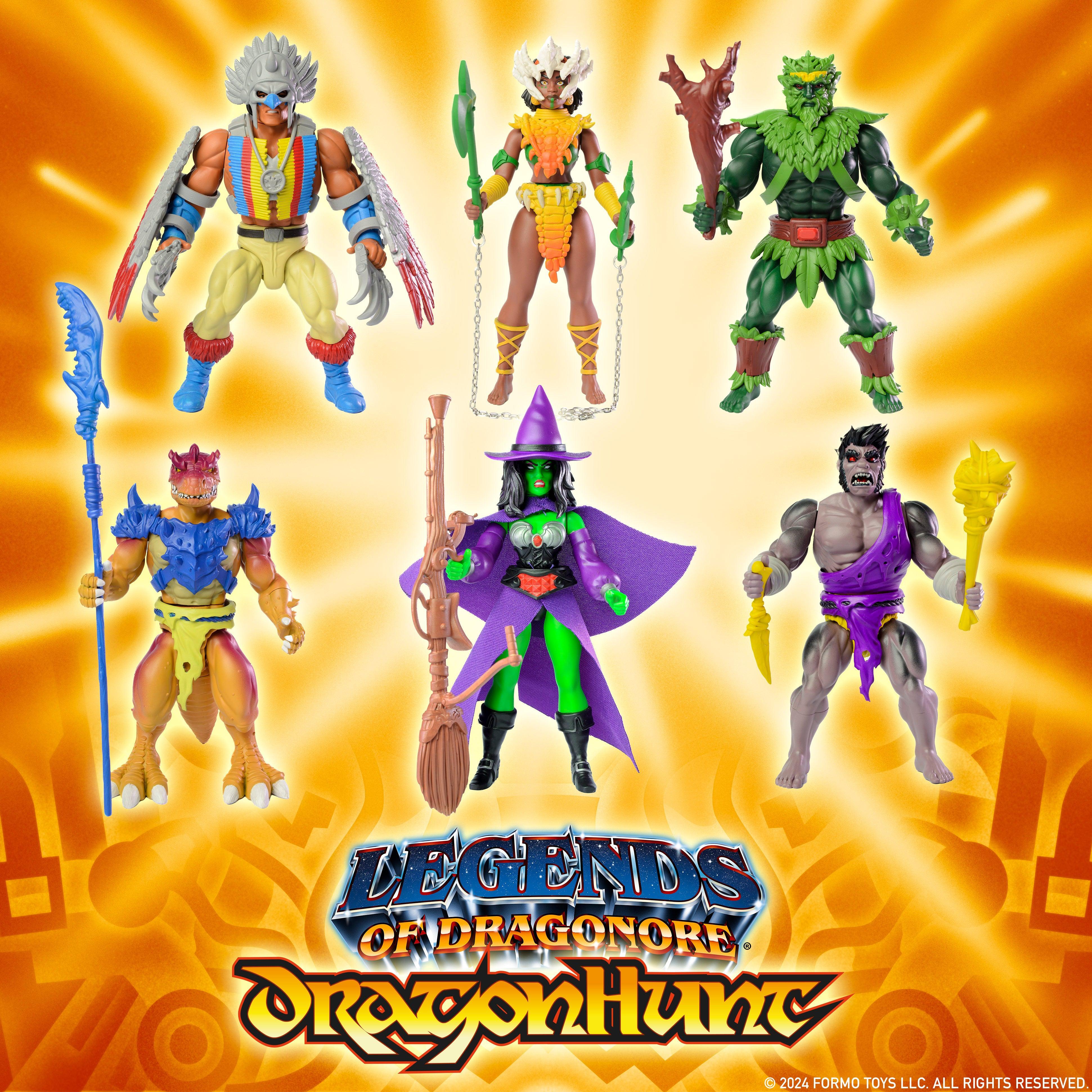 Legends of Dragonore: Dragon Hunt Wave 2.0 - 6+1 Figuren BAF-Set-Actionfiguren-Formo Toys-Mighty Underground