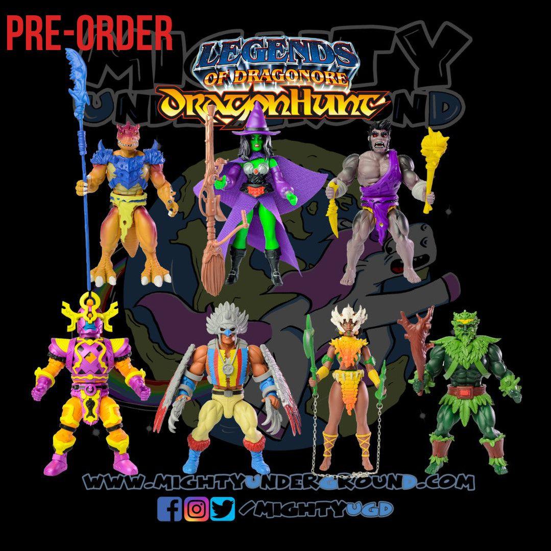 Legends of Dragonore: Dragon Hunt Wave 2.0 - 6+1 Figuren BAF-Set-Actionfiguren-Formo Toys-Mighty Underground