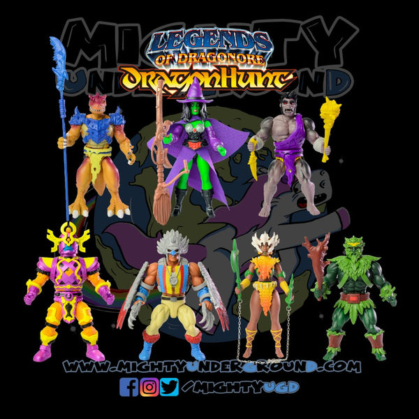Legends of Dragonore: Dragon Hunt Wave 2.0 - 6+1 Figuren BAF-Set-Actionfiguren-Formo Toys-Mighty Underground
