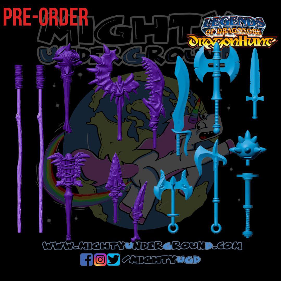 Legends of Dragonore: Dragon Hunt Weapons Pack-Actionfiguren-Formo Toys-Mighty Underground