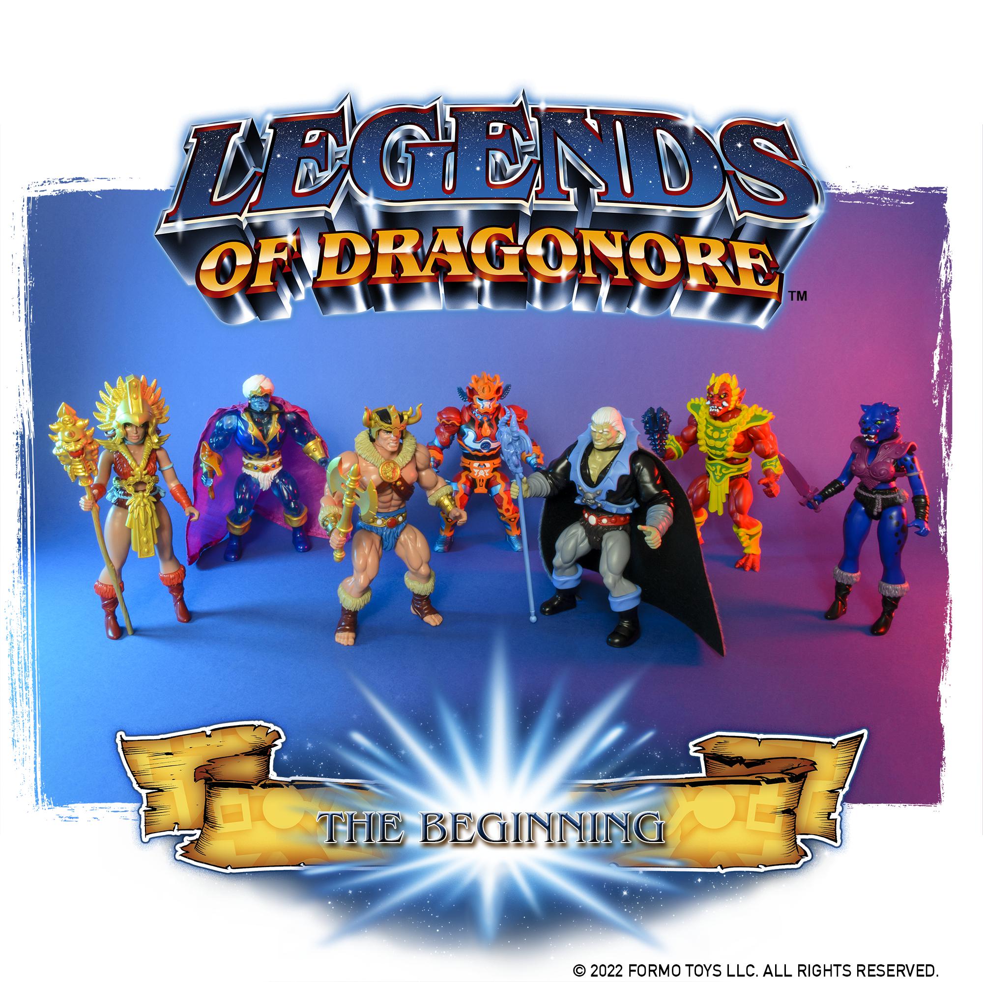 Legends of Dragonore: The Beginning - 6 + 1 Figuren BAF-Set-Actionfiguren-Formo Toys-Mighty Underground