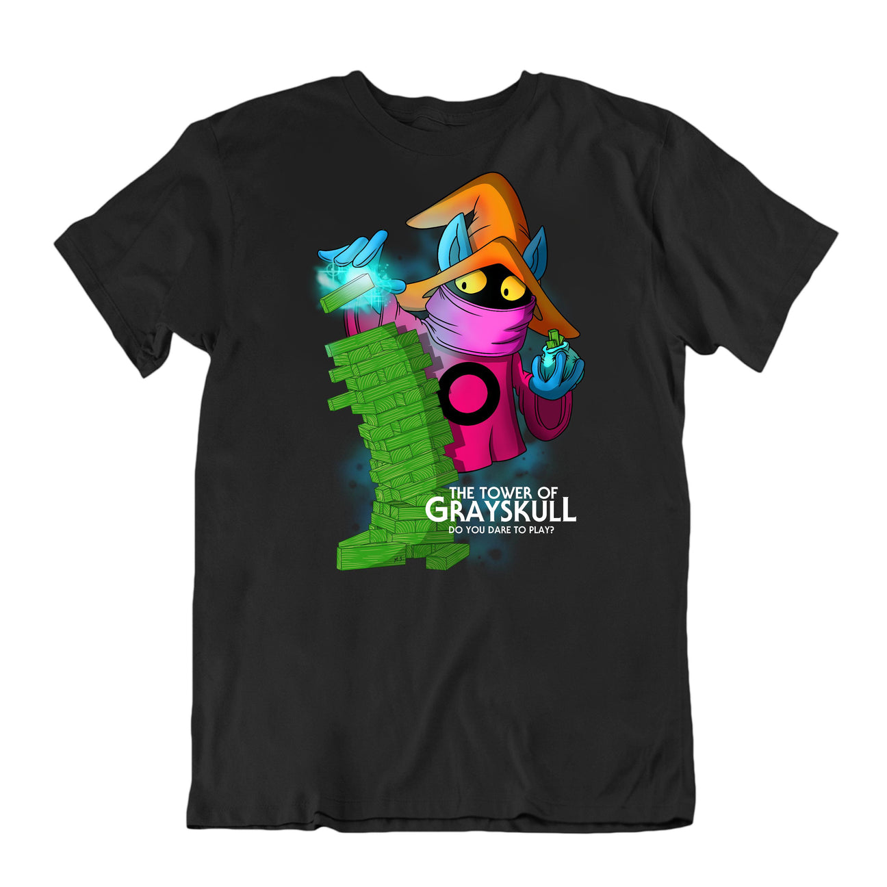MOTU: The-Tower - T-Shirt-Merchandise-SilentMike-Mighty Underground