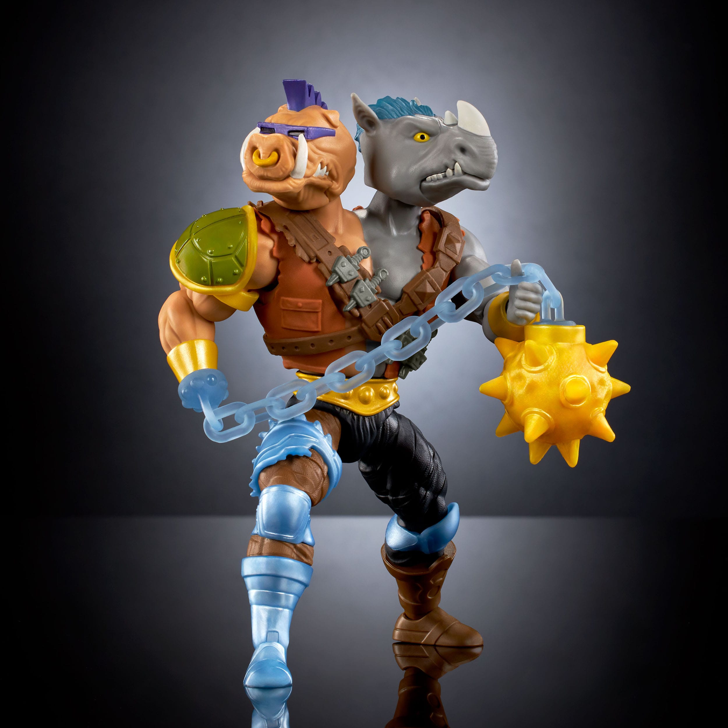 MOTU x TMNT Turtles of Grayskull: 4 Figuren + Metal-Boto BAF-Set-Actionfiguren-Mattel-Mighty Underground