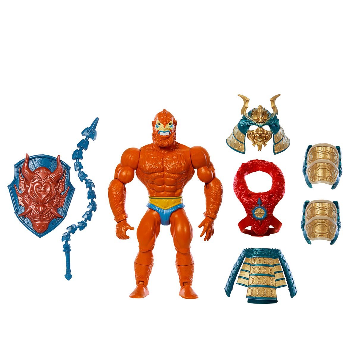 MOTU x TMNT Turtles of Grayskull: Beast Man (US-Karte)-Actionfiguren-Mattel-Mighty Underground