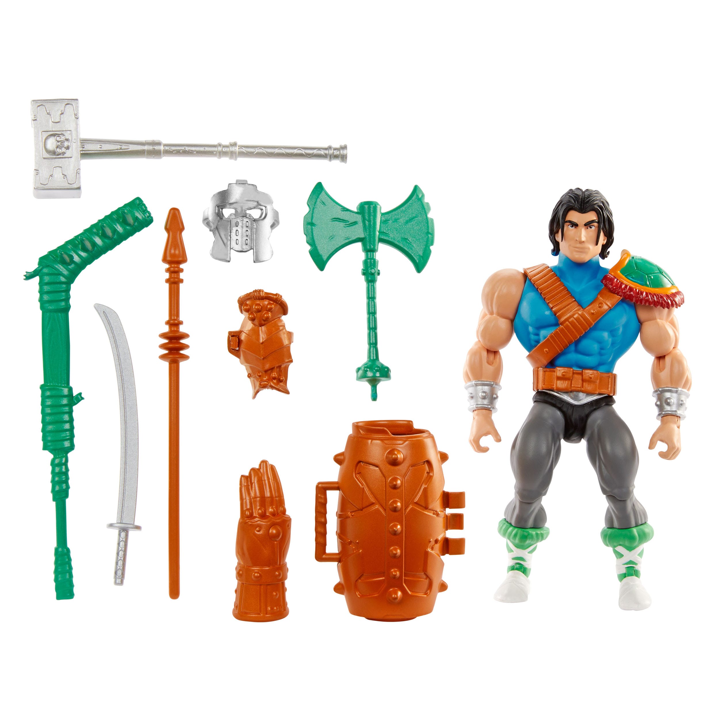 MOTU x TMNT Turtles of Grayskull: Casey Jones-Actionfiguren-Mattel-Mighty Underground