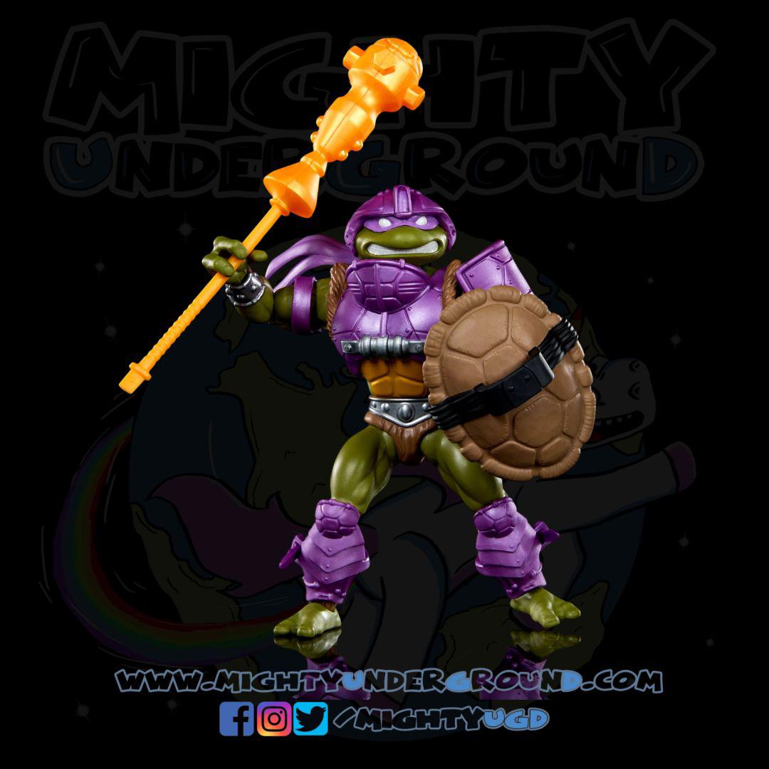 MOTU x TMNT Turtles of Grayskull: Donatello (US-Karte)-Actionfiguren-Mattel-Mighty Underground