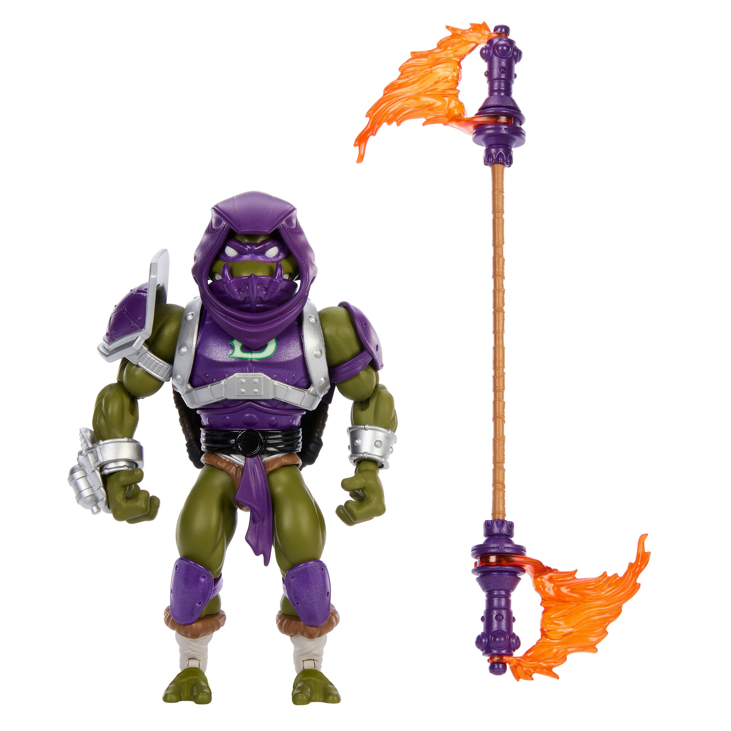 MOTU x TMNT Turtles of Grayskull: Donatello (US-Karte) (Wave 5)-Actionfiguren-Mattel-Mighty Underground