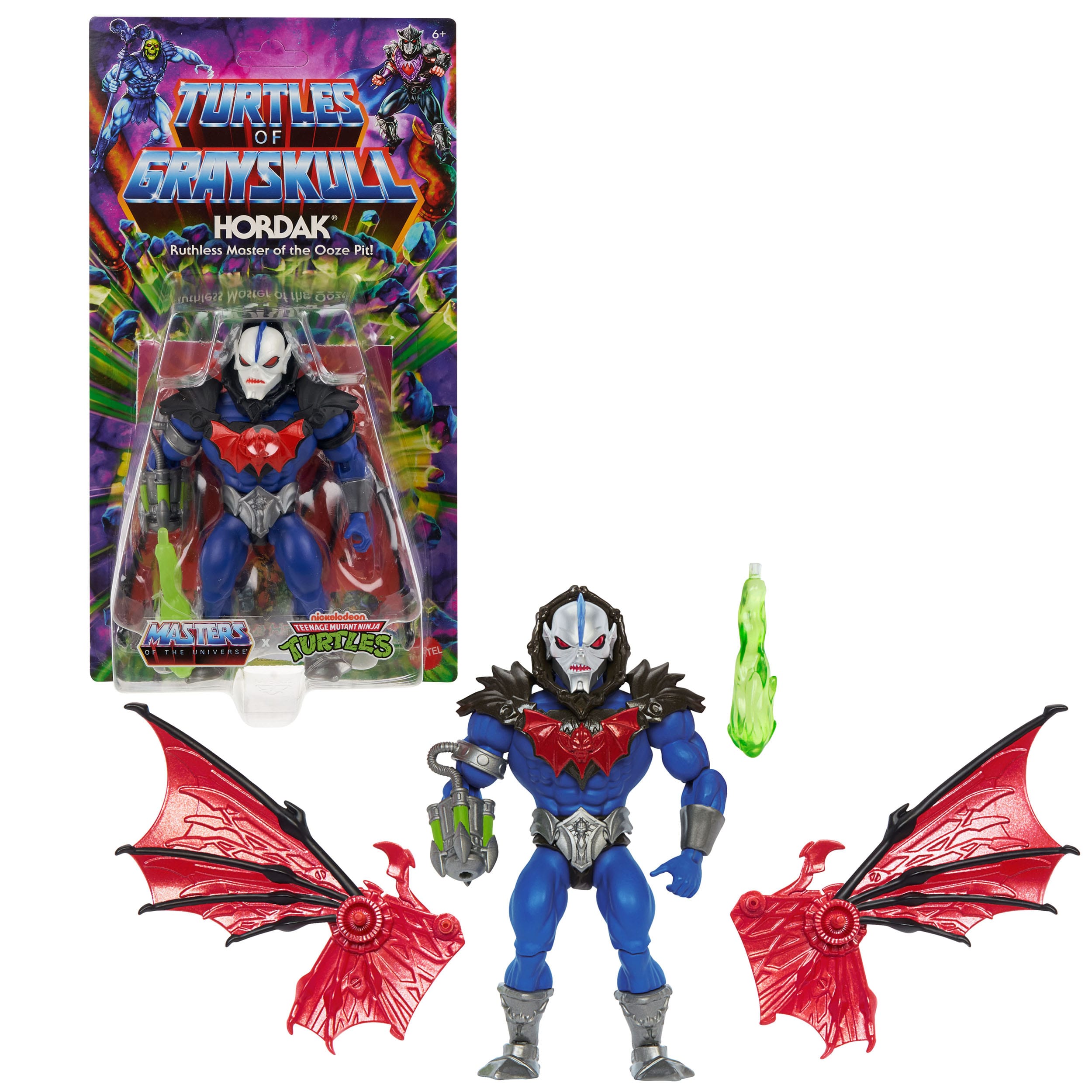 MOTU x TMNT Turtles of Grayskull: Hordak-Actionfiguren-Mattel-Mighty Underground