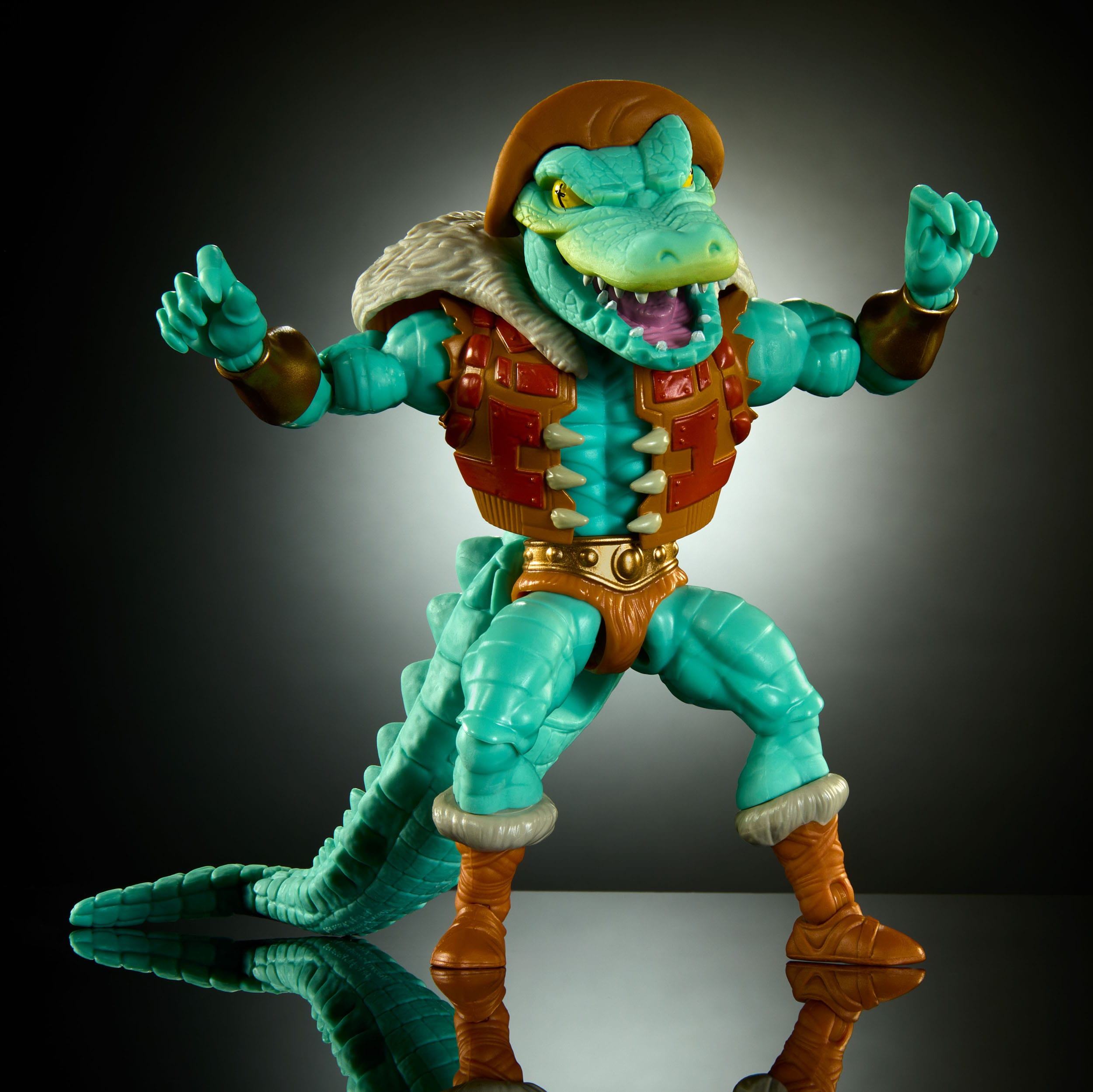 MOTU x TMNT Turtles of Grayskull: Leatherhead-Actionfiguren-Mattel-Mighty Underground