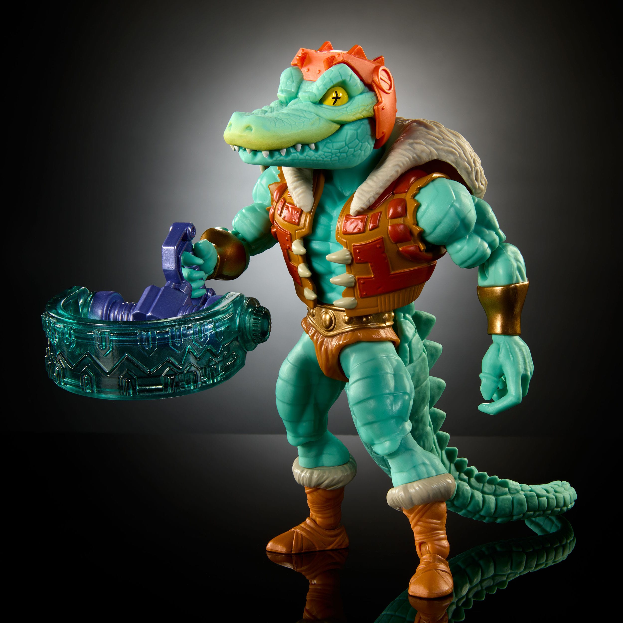 MOTU x TMNT Turtles of Grayskull: Leatherhead-Actionfiguren-Mattel-Mighty Underground