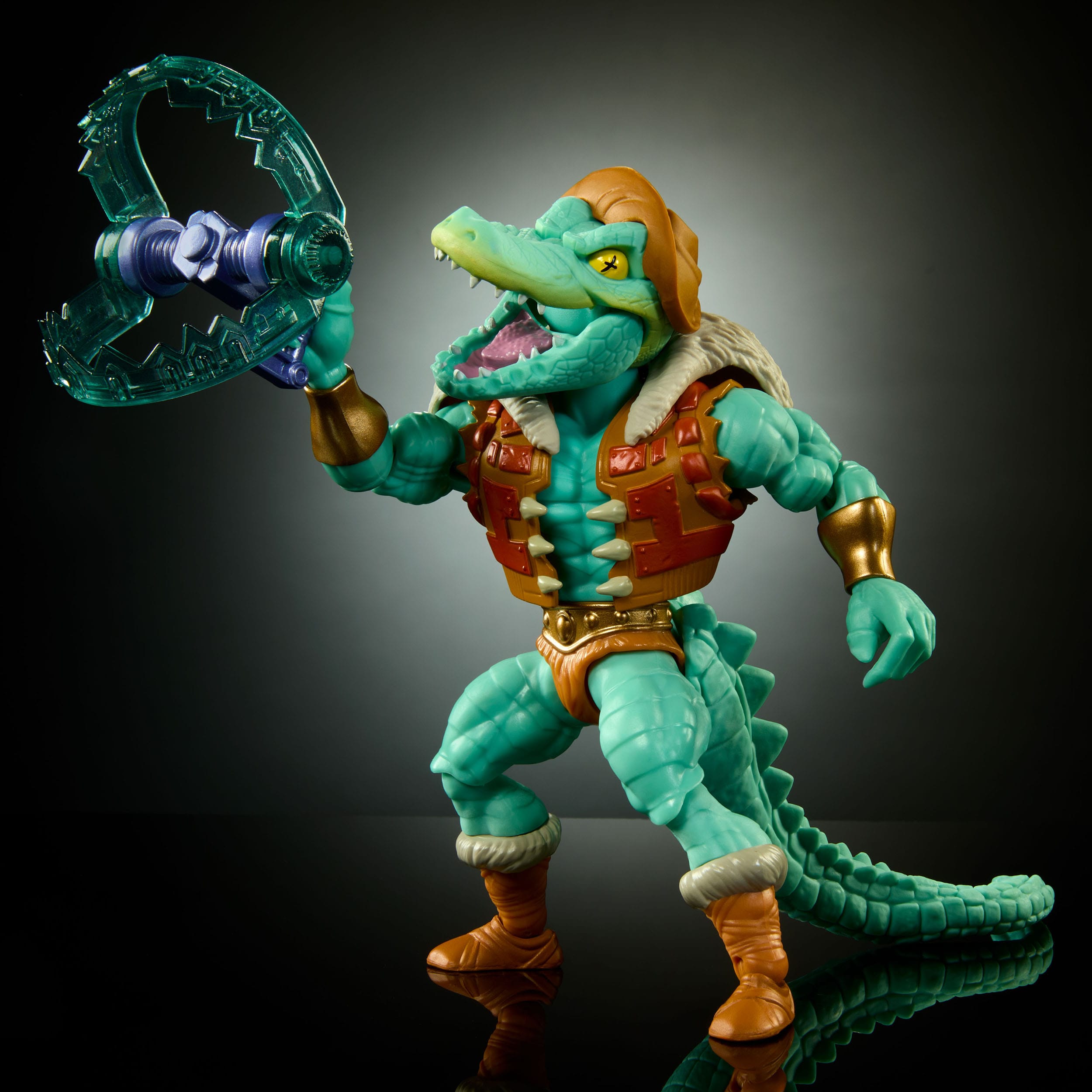 MOTU x TMNT Turtles of Grayskull: Leatherhead-Actionfiguren-Mattel-Mighty Underground