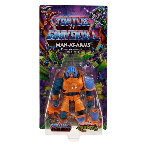 MOTU x TMNT Turtles of Grayskull: Man-At-Arms (US-Karte)-Actionfiguren-Mattel-Mighty Underground