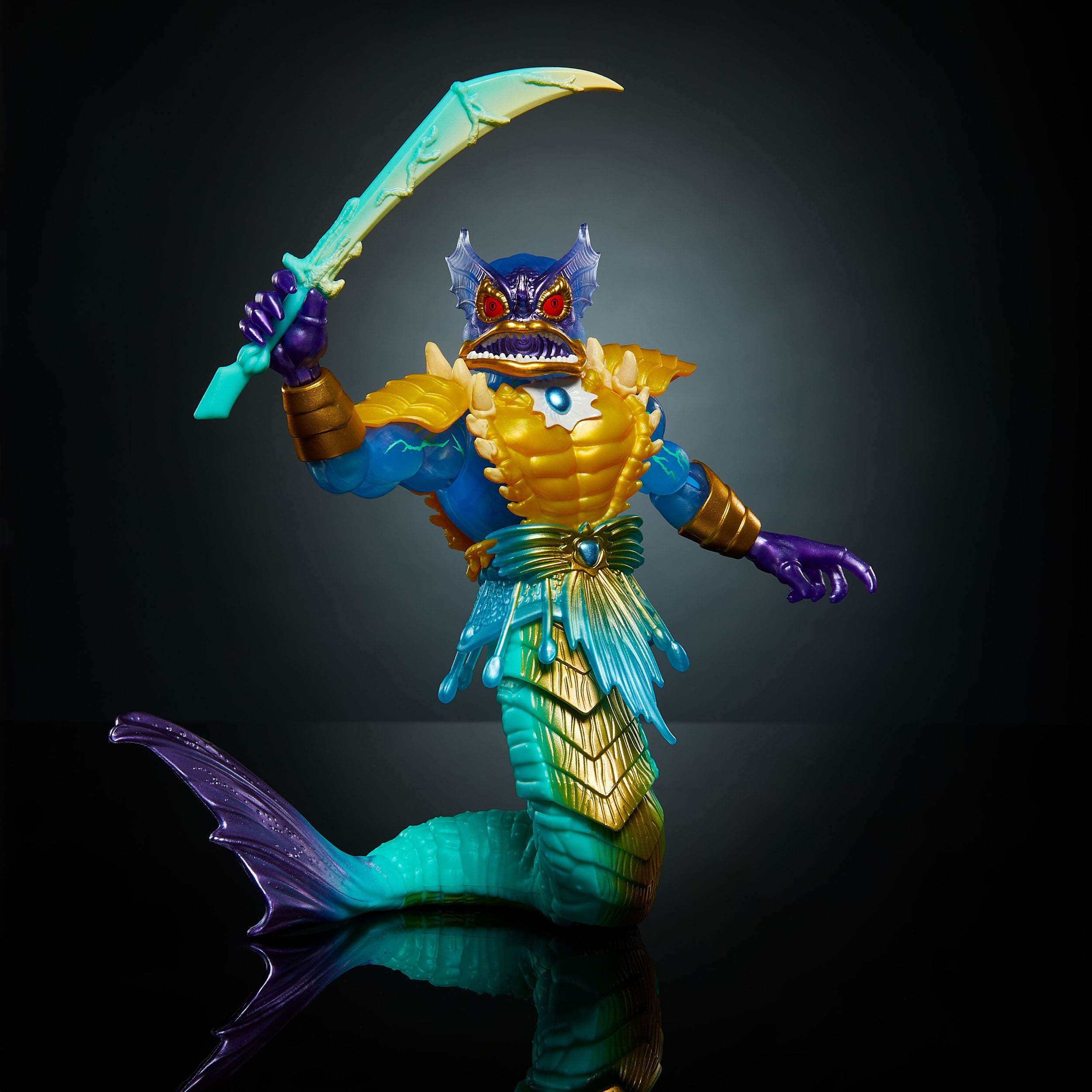 MOTU x TMNT Turtles of Grayskull: Mer-Man-Actionfiguren-Mattel-Mighty Underground