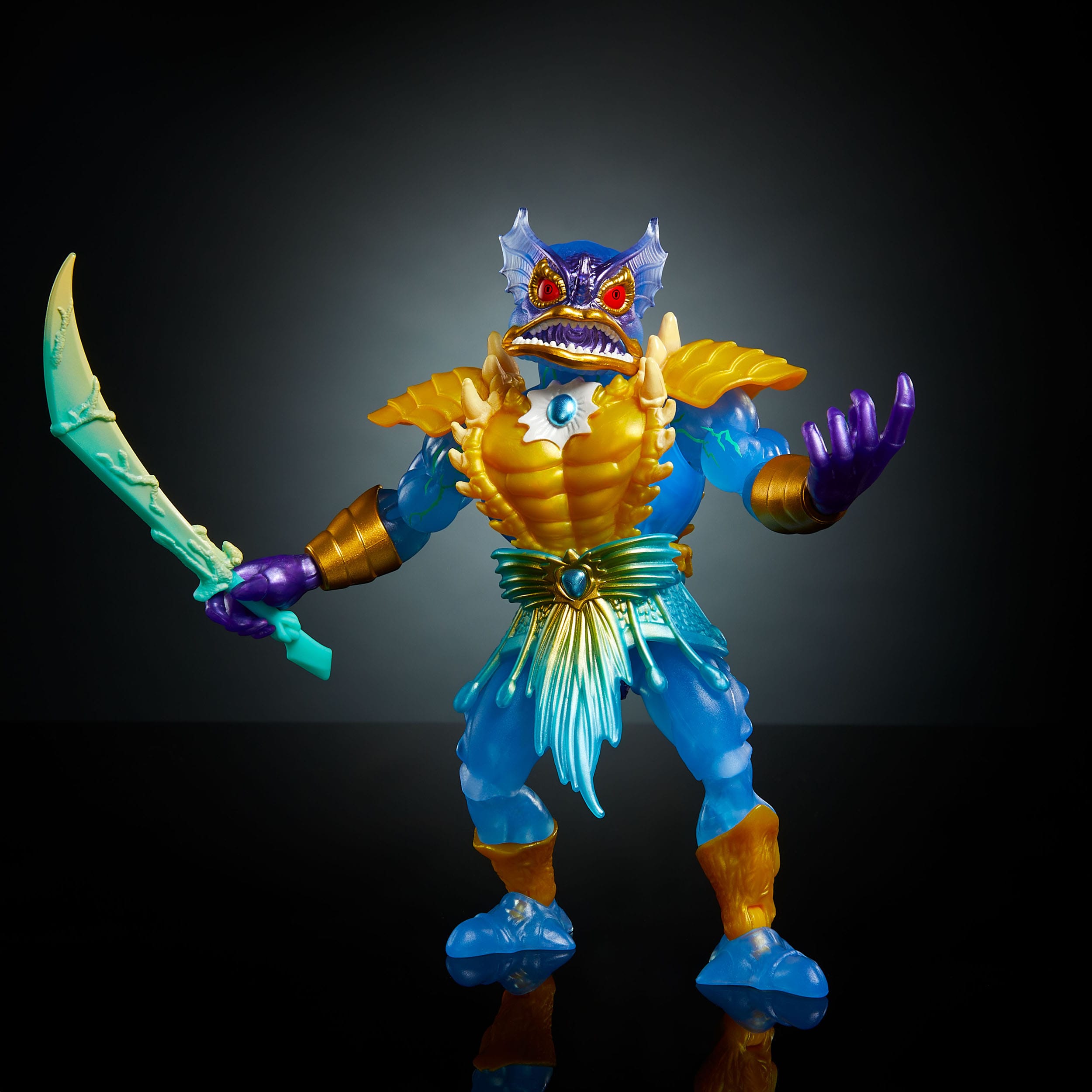 MOTU x TMNT Turtles of Grayskull: Mer-Man-Actionfiguren-Mattel-Mighty Underground