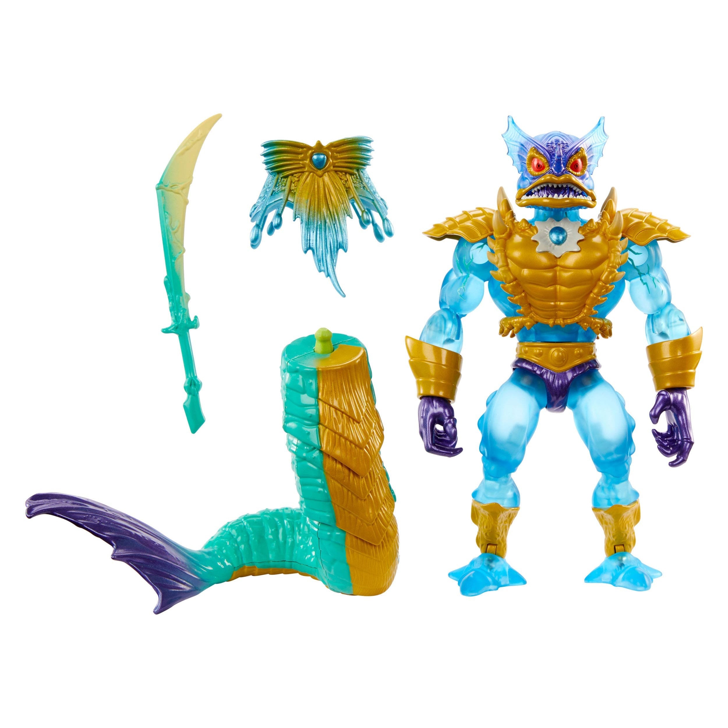 MOTU x TMNT Turtles of Grayskull: Mer-Man-Actionfiguren-Mattel-Mighty Underground