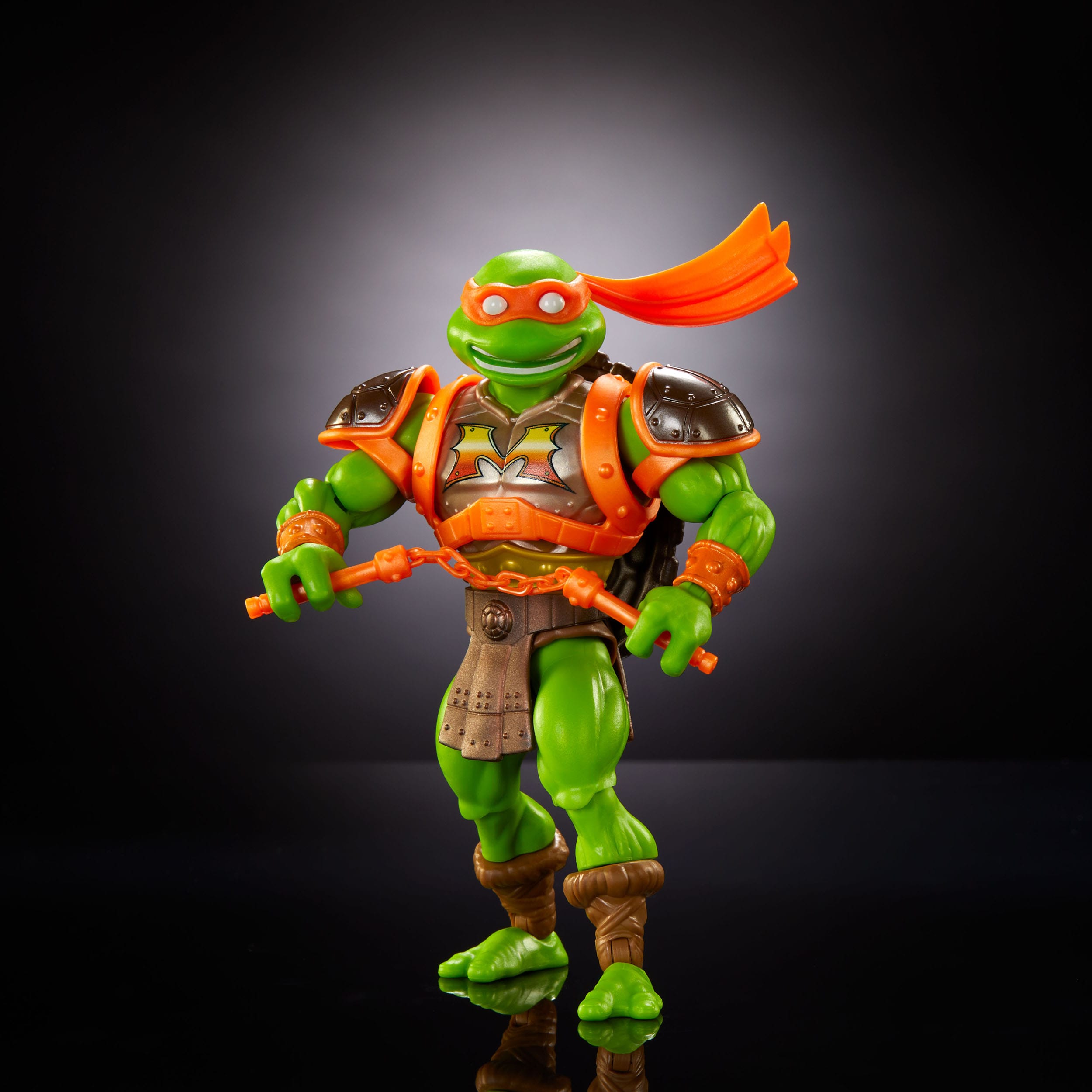 MOTU x TMNT Turtles of Grayskull: Michelangelo-Actionfiguren-Mattel-Mighty Underground