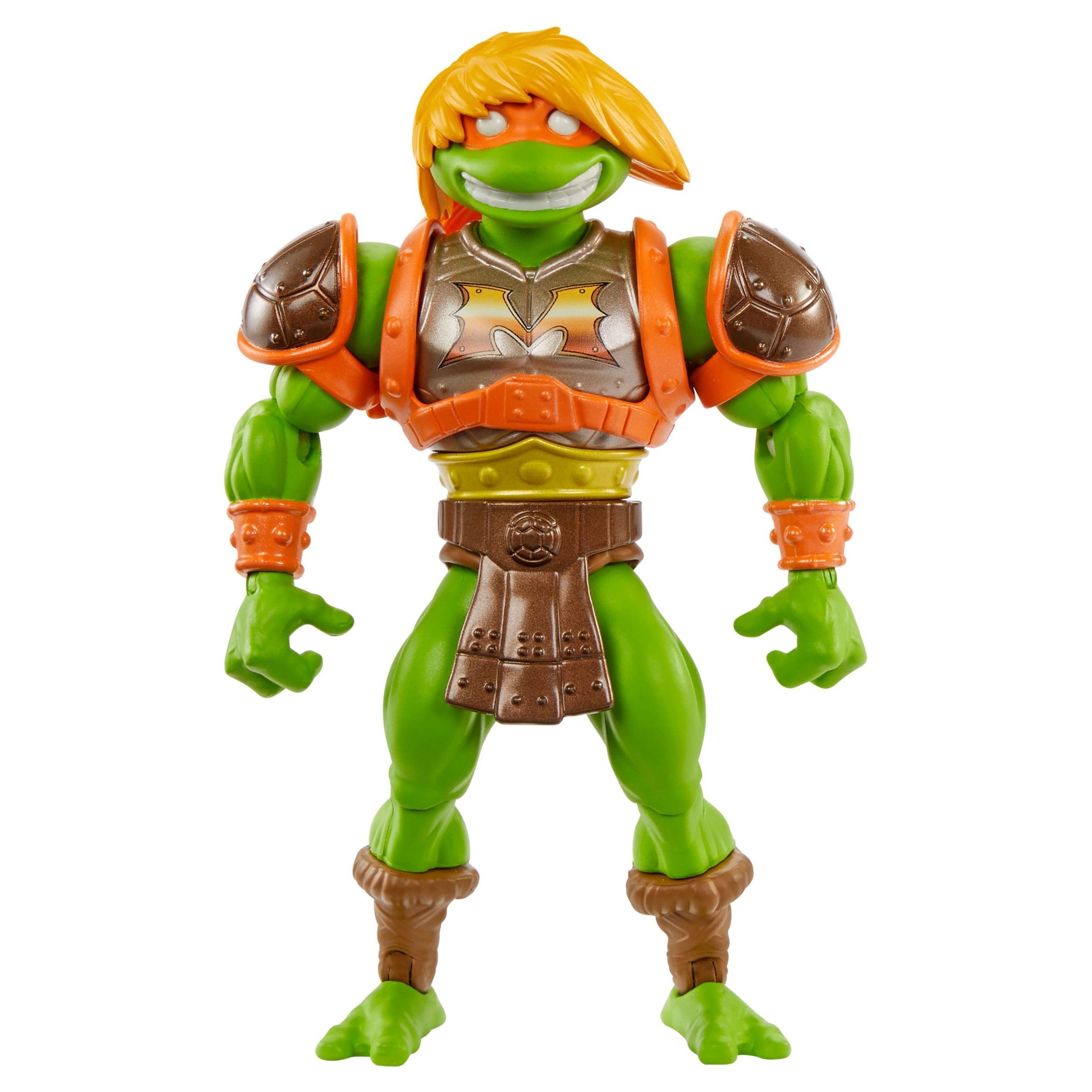 MOTU x TMNT Turtles of Grayskull: Michelangelo-Actionfiguren-Mattel-Mighty Underground