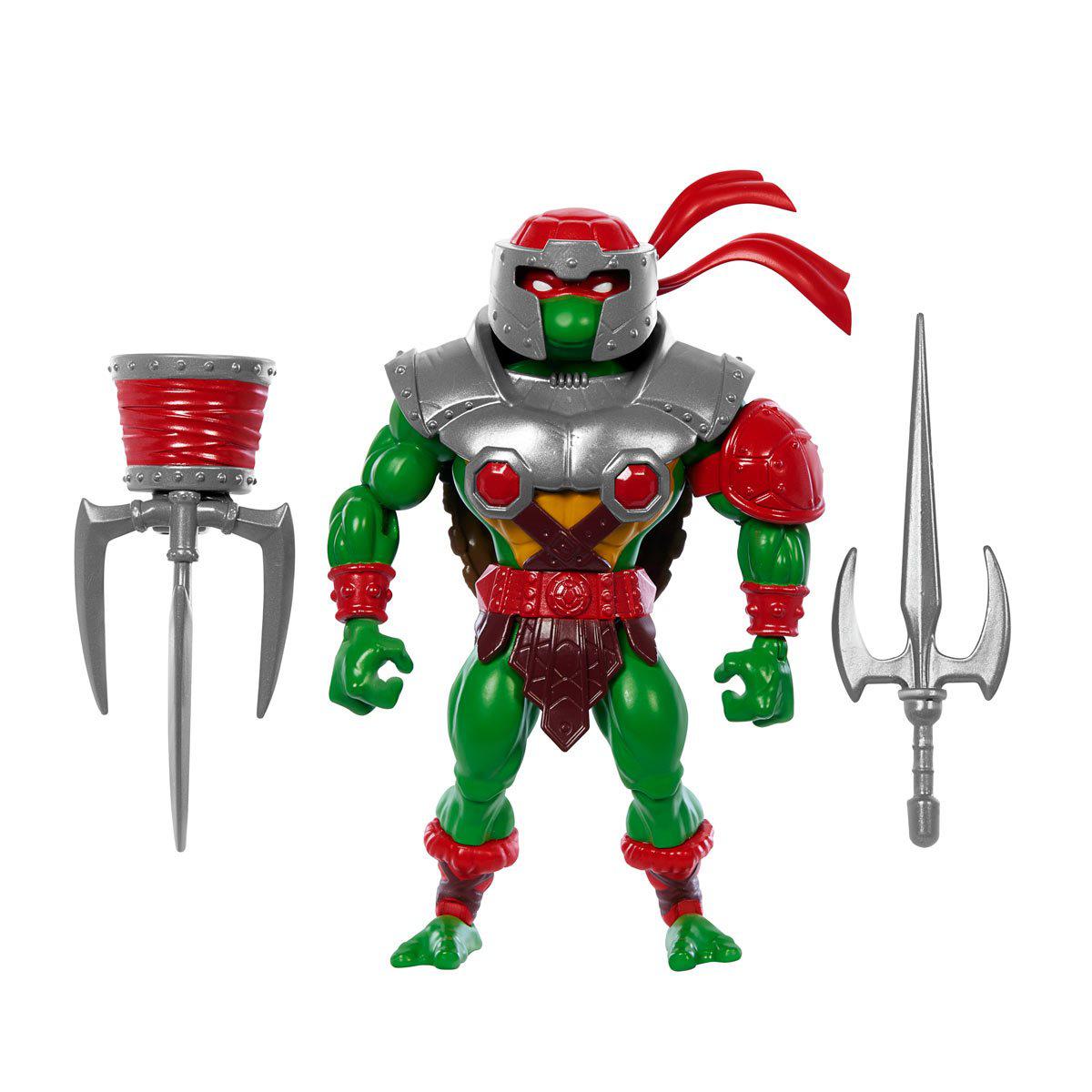 MOTU x TMNT Turtles of Grayskull: Raphael (US-Karte)-Actionfiguren-Mattel-Mighty Underground