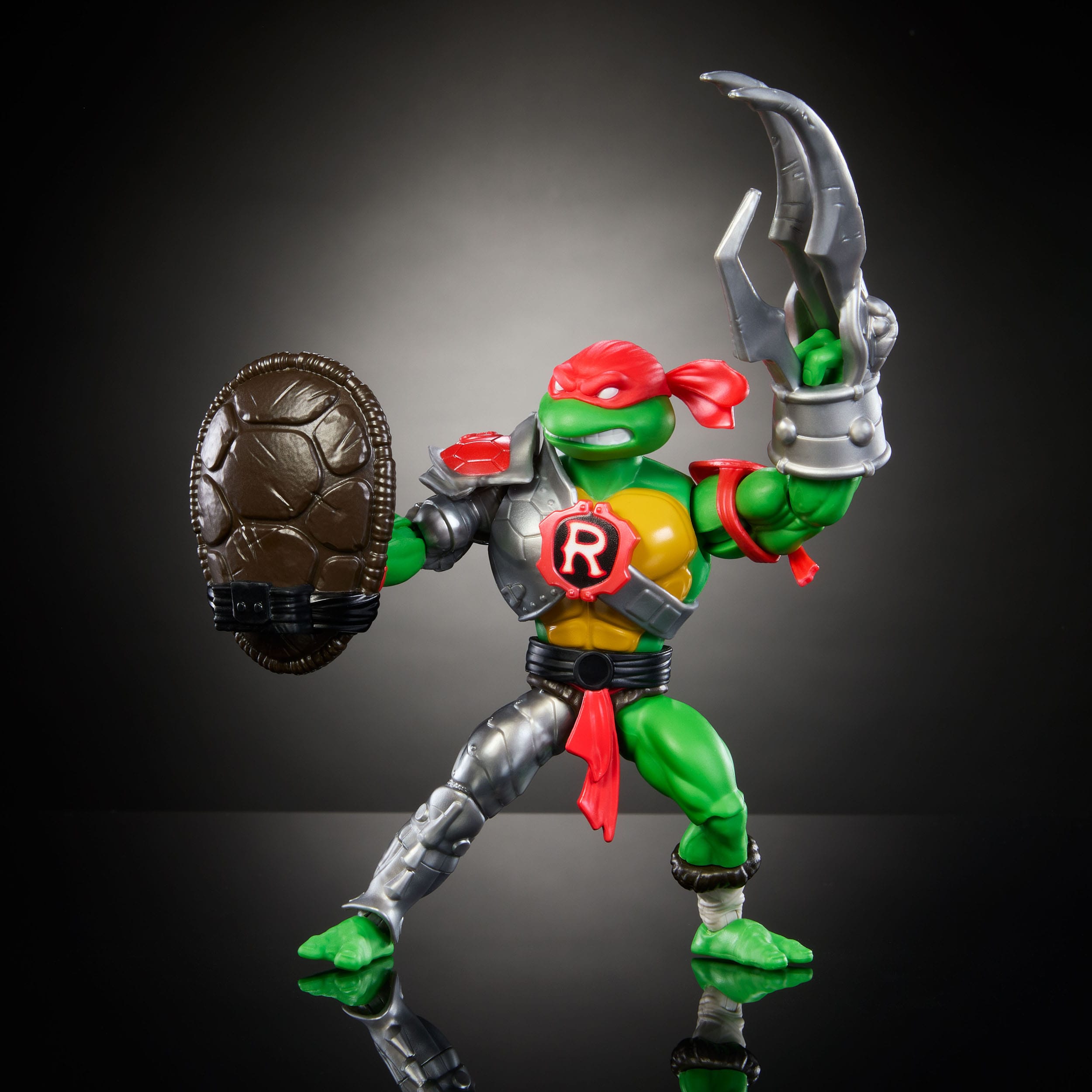 MOTU x TMNT Turtles of Grayskull: Raphael (US-Karte) (Wave 5)-Actionfiguren-Mattel-Mighty Underground