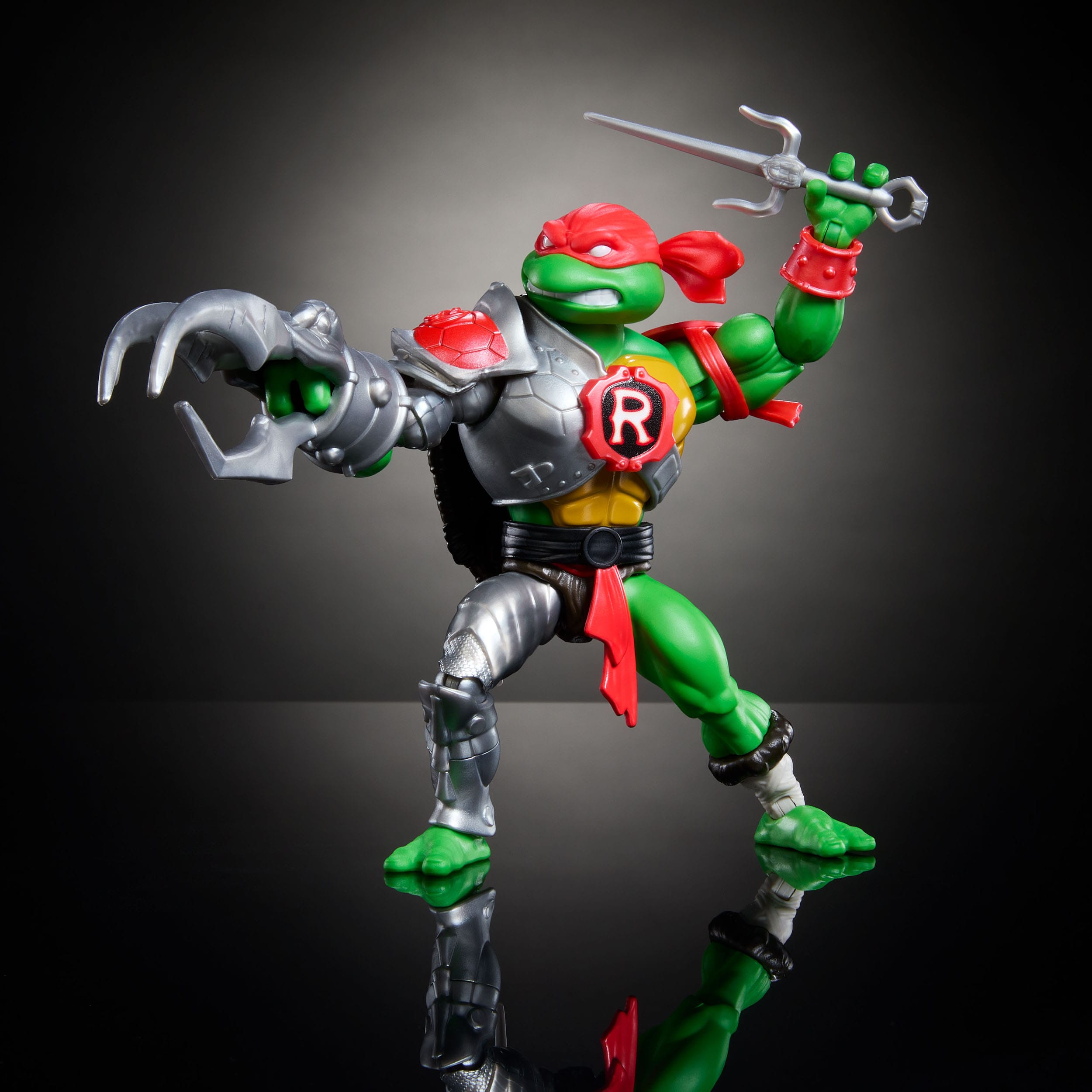 MOTU x TMNT Turtles of Grayskull: Raphael (US-Karte) (Wave 5)-Actionfiguren-Mattel-Mighty Underground