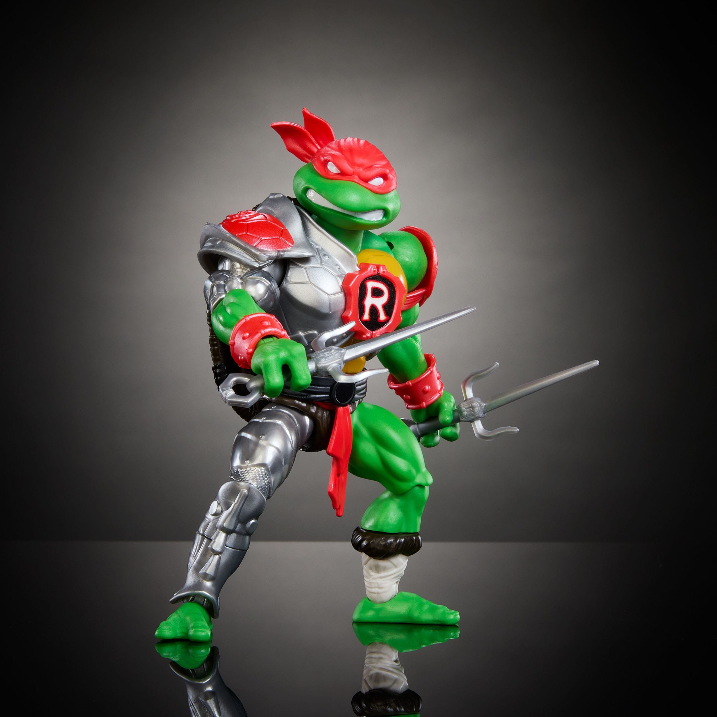 MOTU x TMNT Turtles of Grayskull: Raphael (US-Karte) (Wave 5)-Actionfiguren-Mattel-Mighty Underground