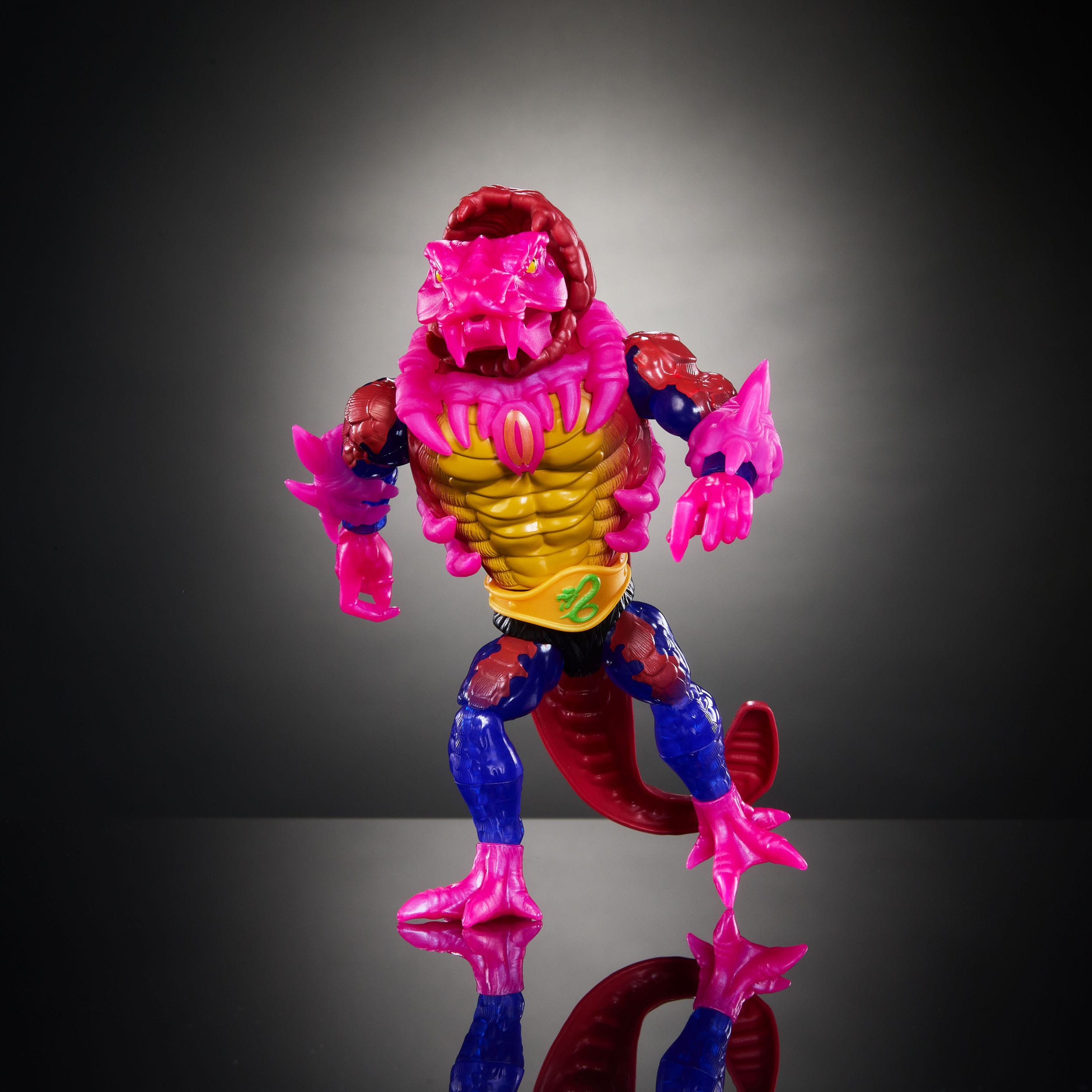 MOTU x TMNT Turtles of Grayskull: Rattlor (US-Karte)-Actionfiguren-Mattel-Mighty Underground