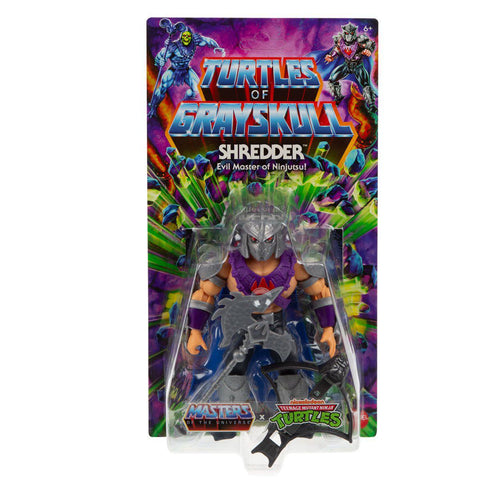 MOTU x TMNT Turtles of Grayskull: Shredder (US-Karte)-Actionfiguren-Mattel-Mighty Underground