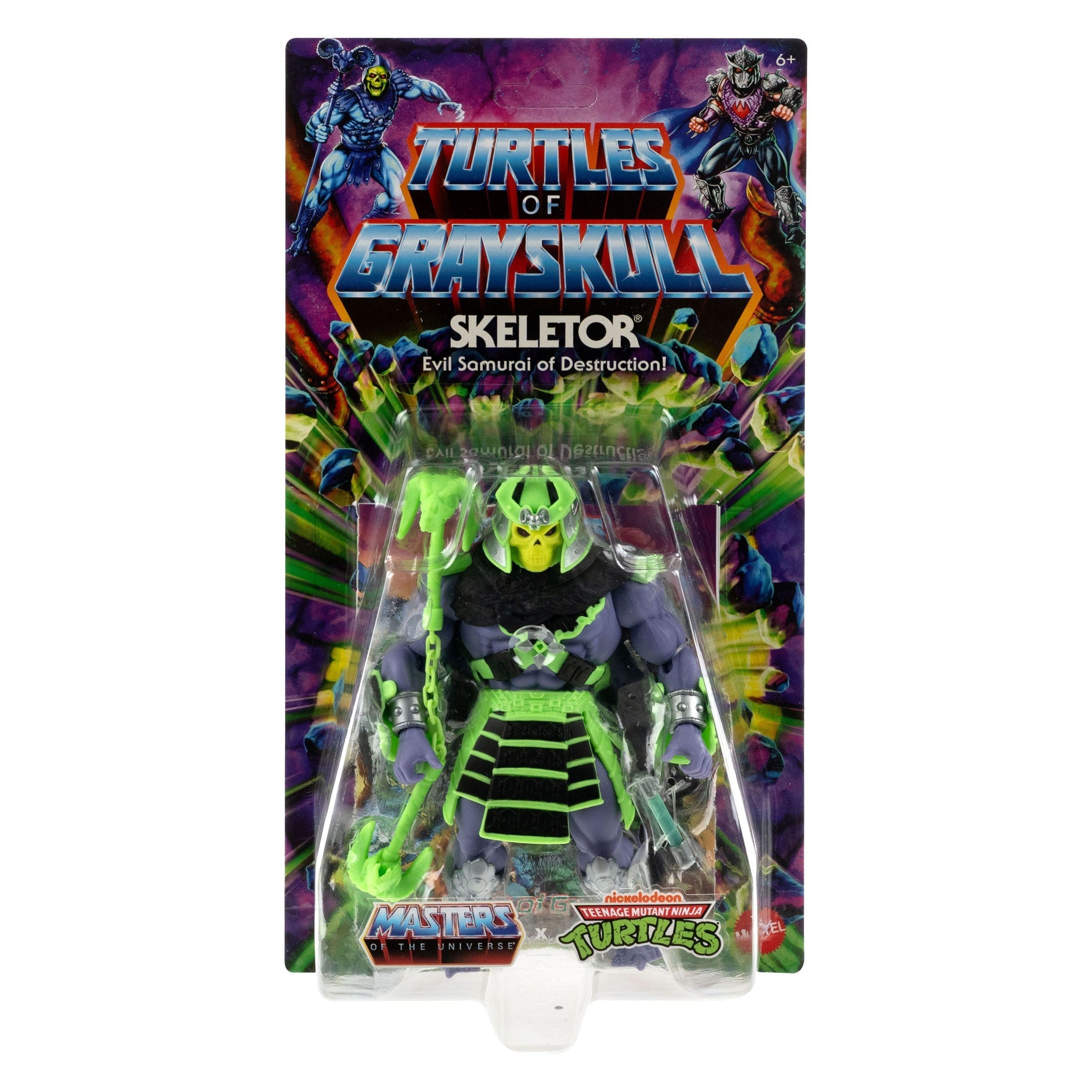 MOTU x TMNT Turtles of Grayskull: Skeletor-Actionfiguren-Mattel-Mighty Underground