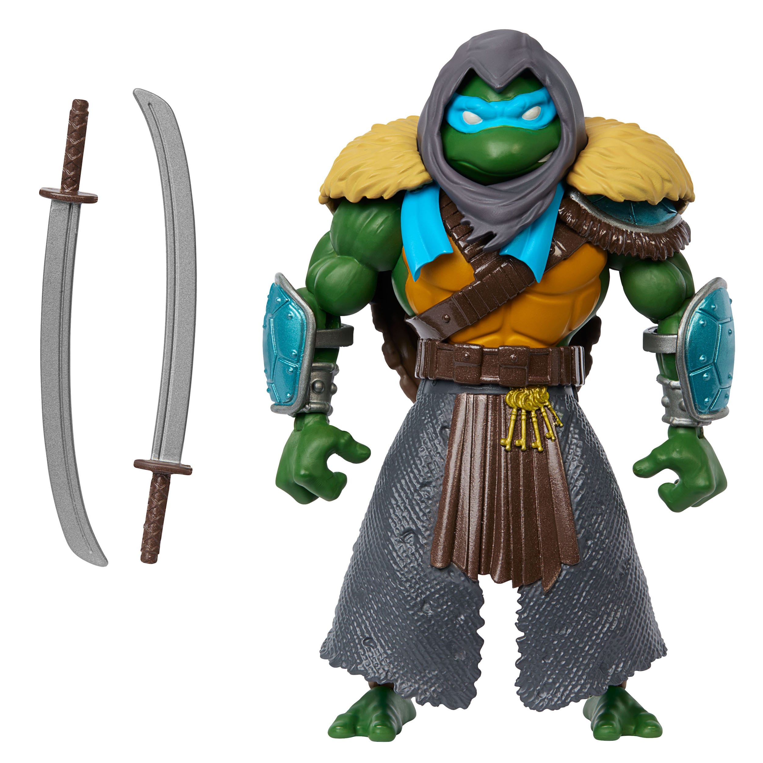 MOTU x TMNT Turtles of Grayskull: Stealth Armor Leonardo-Actionfiguren-Mattel-Mighty Underground