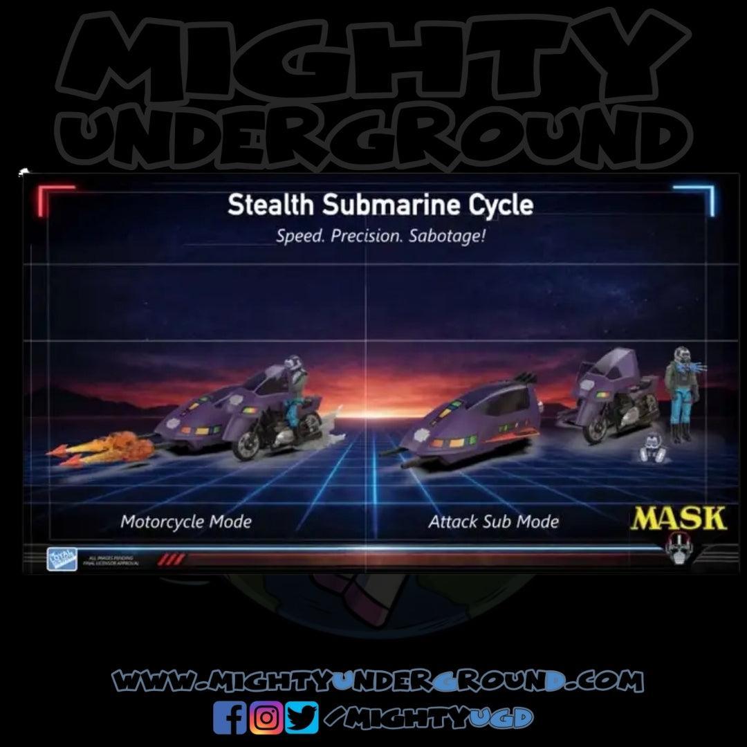 M.A.S.K.: SSC (Stealth Submarine Cycle) (Piranha)-Actionfiguren-The Loyal Subjects-Mighty Underground