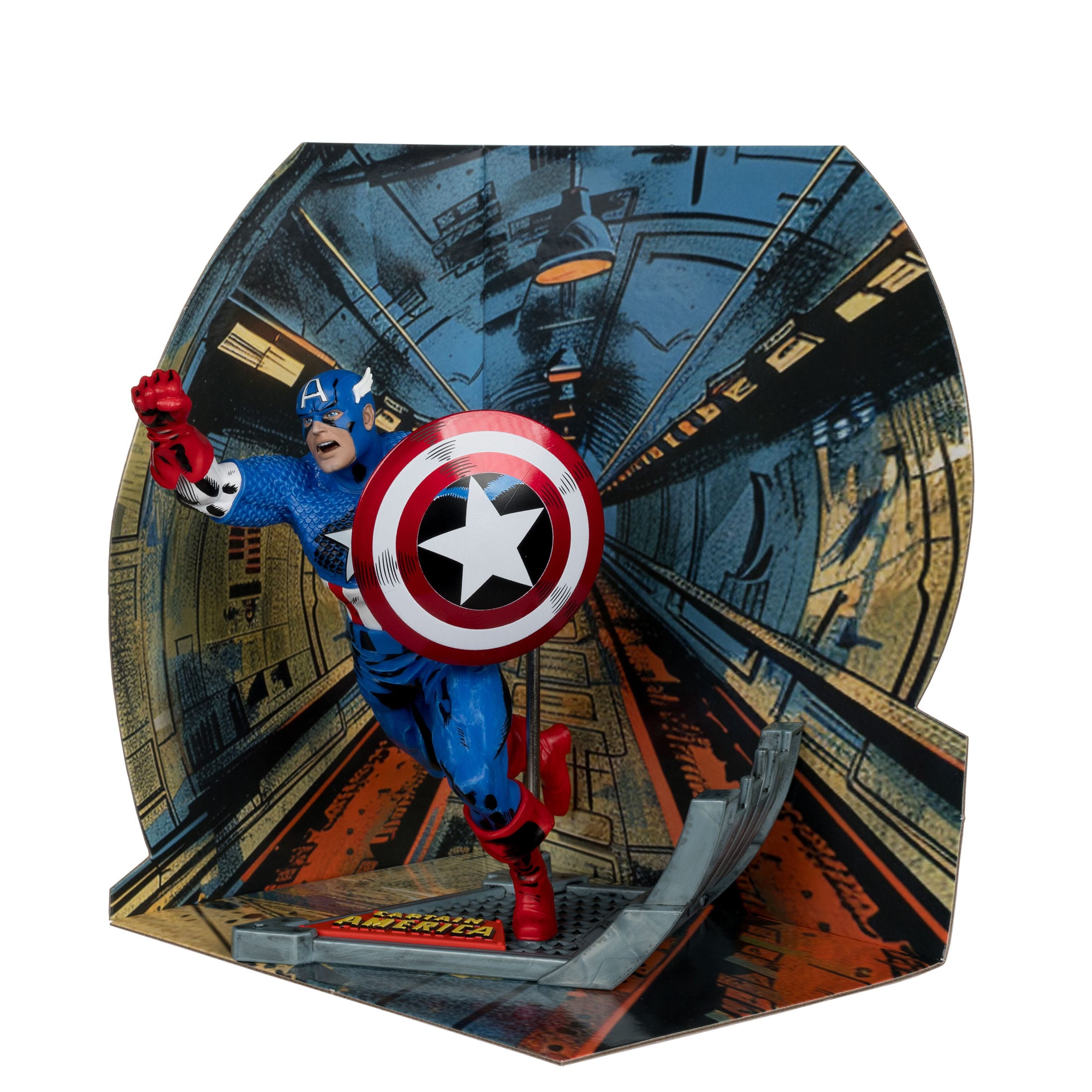 Marvel Collection: Captain America (Captain America #100) - 1:10 Statue-Statue-McFarlane Toys-Mighty Underground