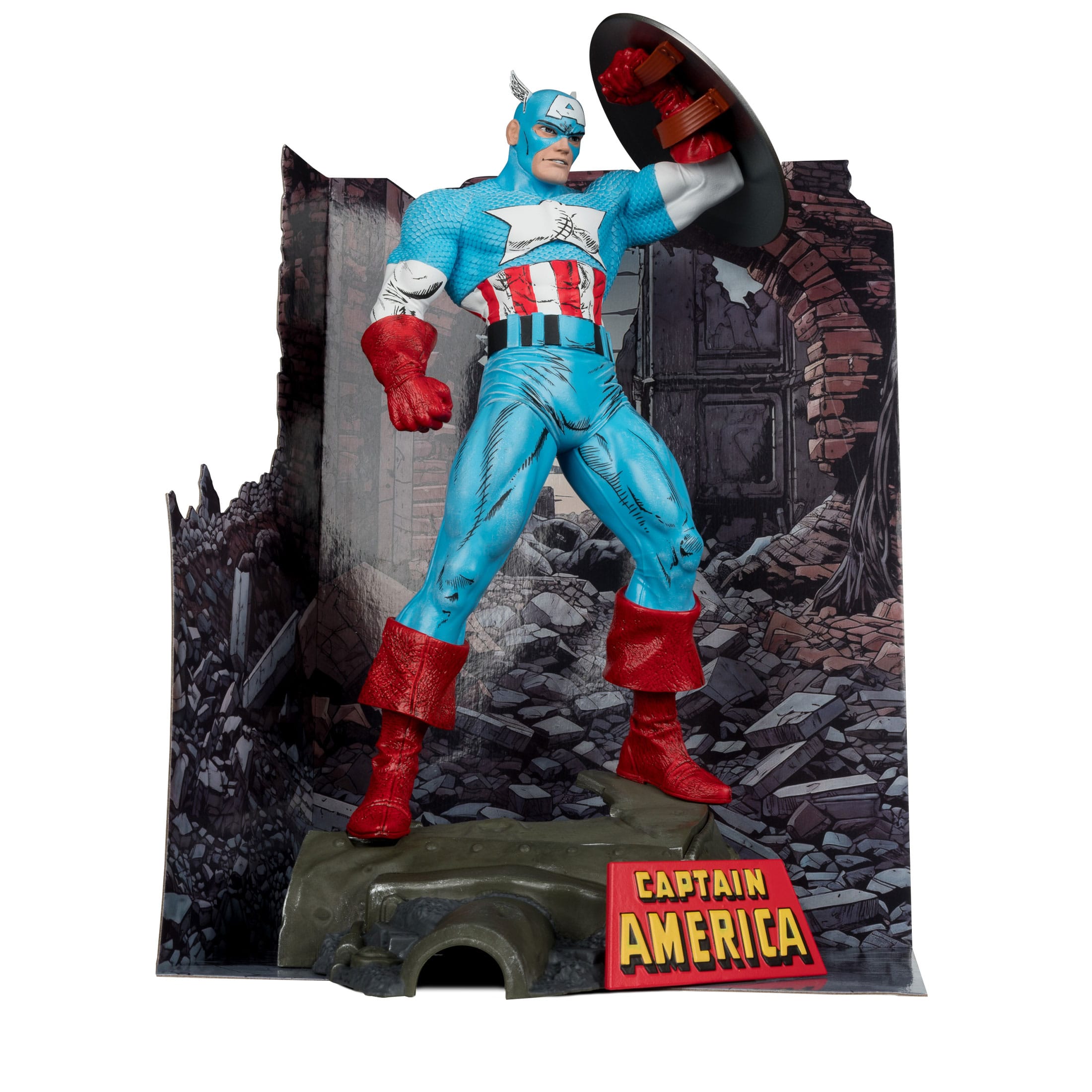 Marvel Collection: Captain America (The Amazing Spider-Man #323) - 30 cm Statue-Statue-McFarlane Toys-Mighty Underground