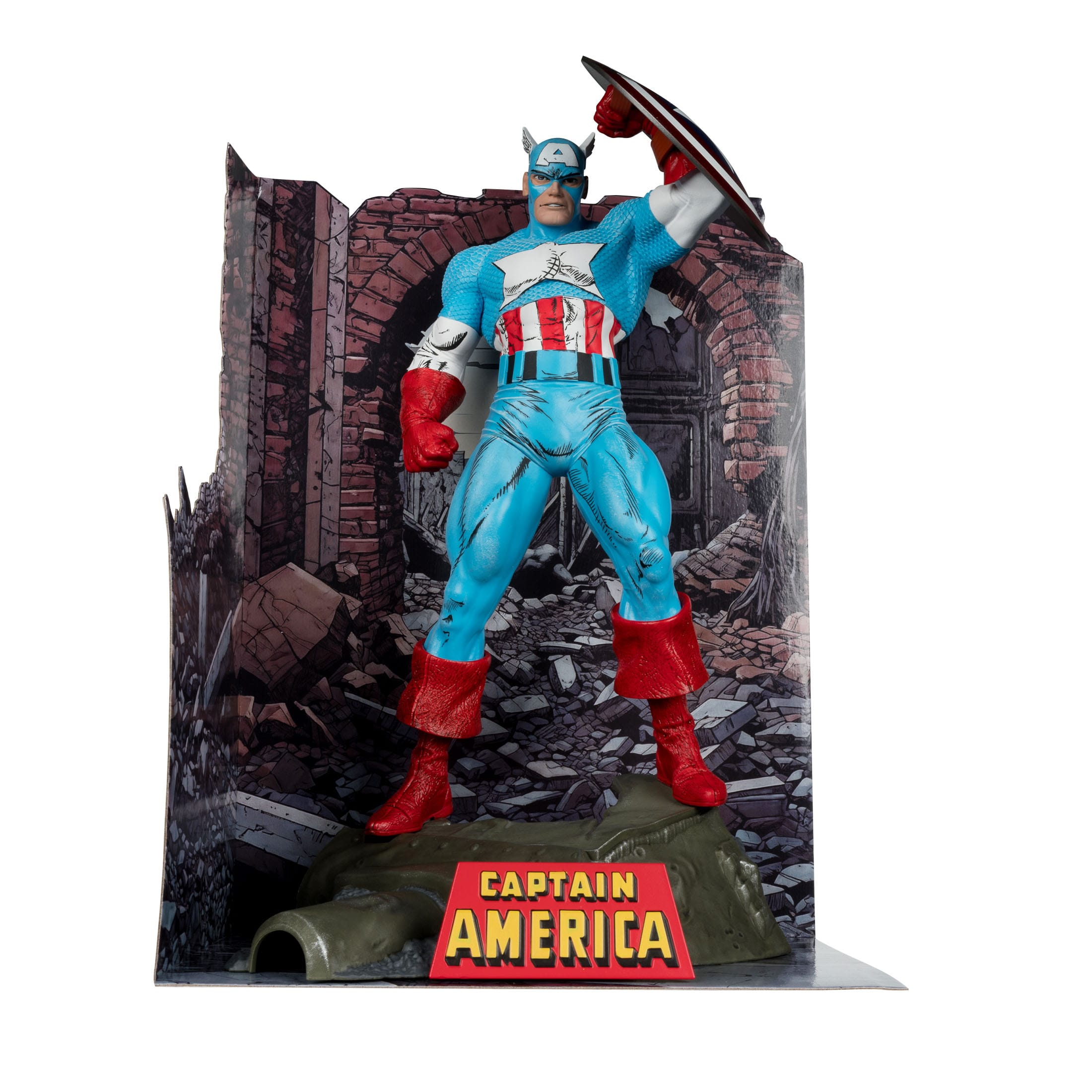 Marvel Collection: Captain America (The Amazing Spider-Man #323) - 30 cm Statue-Statue-McFarlane Toys-Mighty Underground