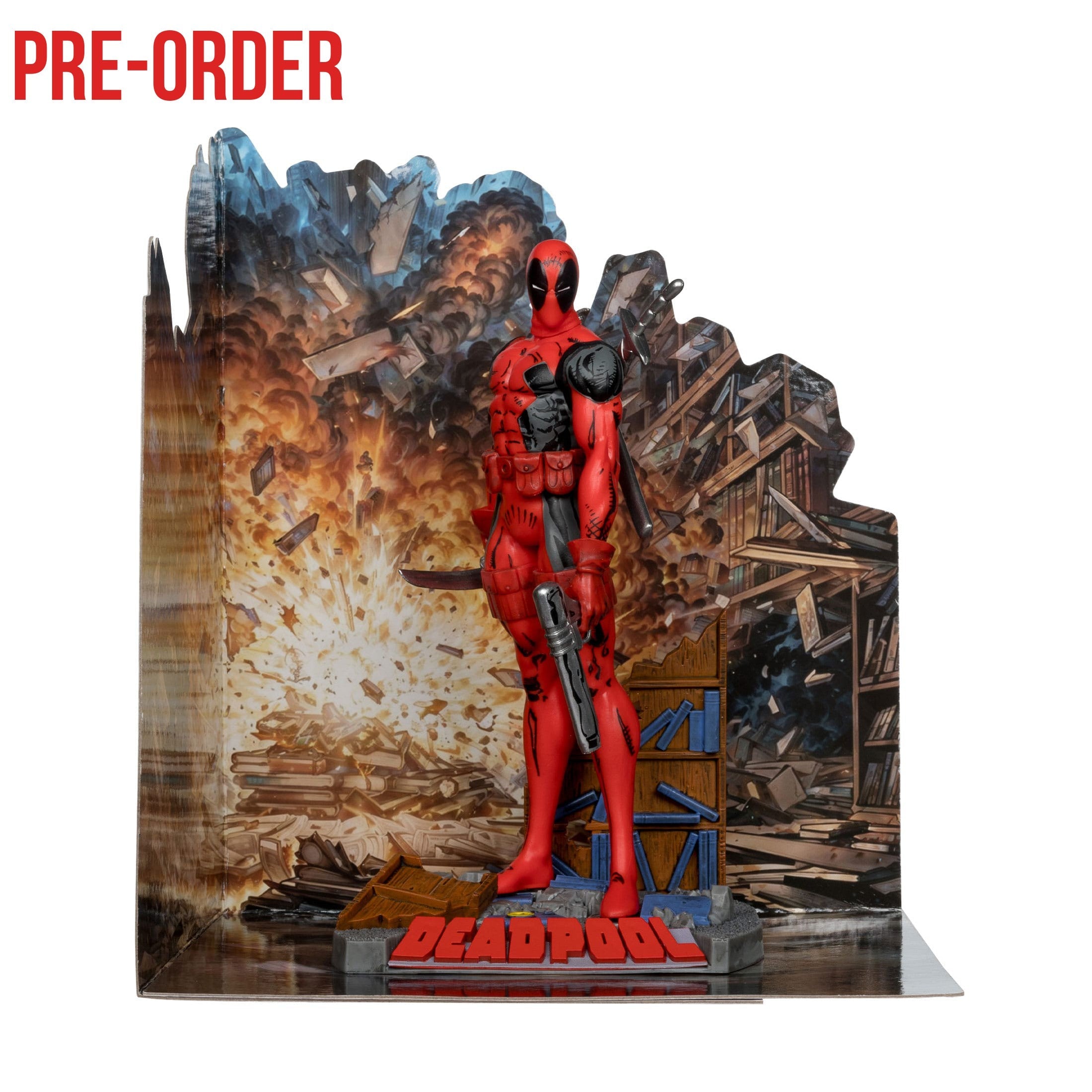 Marvel Collection: Deadpool (The New Mutants #98) - 1:10 Statue-Statue-McFarlane Toys-Mighty Underground