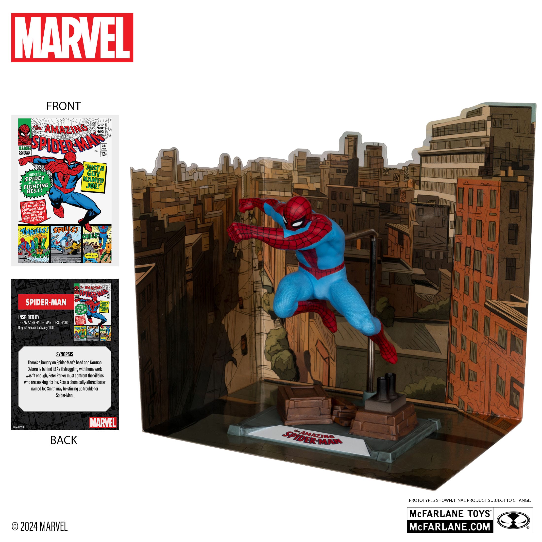 Marvel Collection: Spider-Man (The Amazing Spider-Man #38) - 1:10 Statue-Statue-McFarlane Toys-Mighty Underground