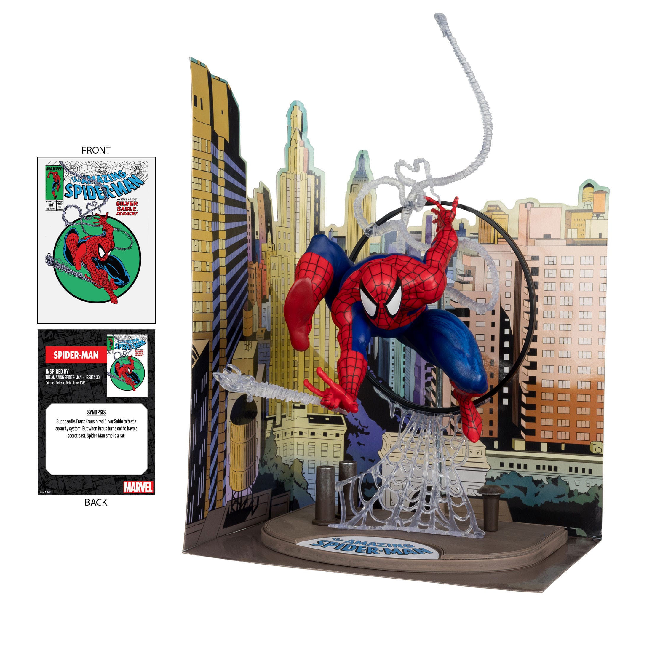 Marvel Collection: The Amazing Spider-Man #301 - 30 cm Statue-Statue-McFarlane Toys-Mighty Underground