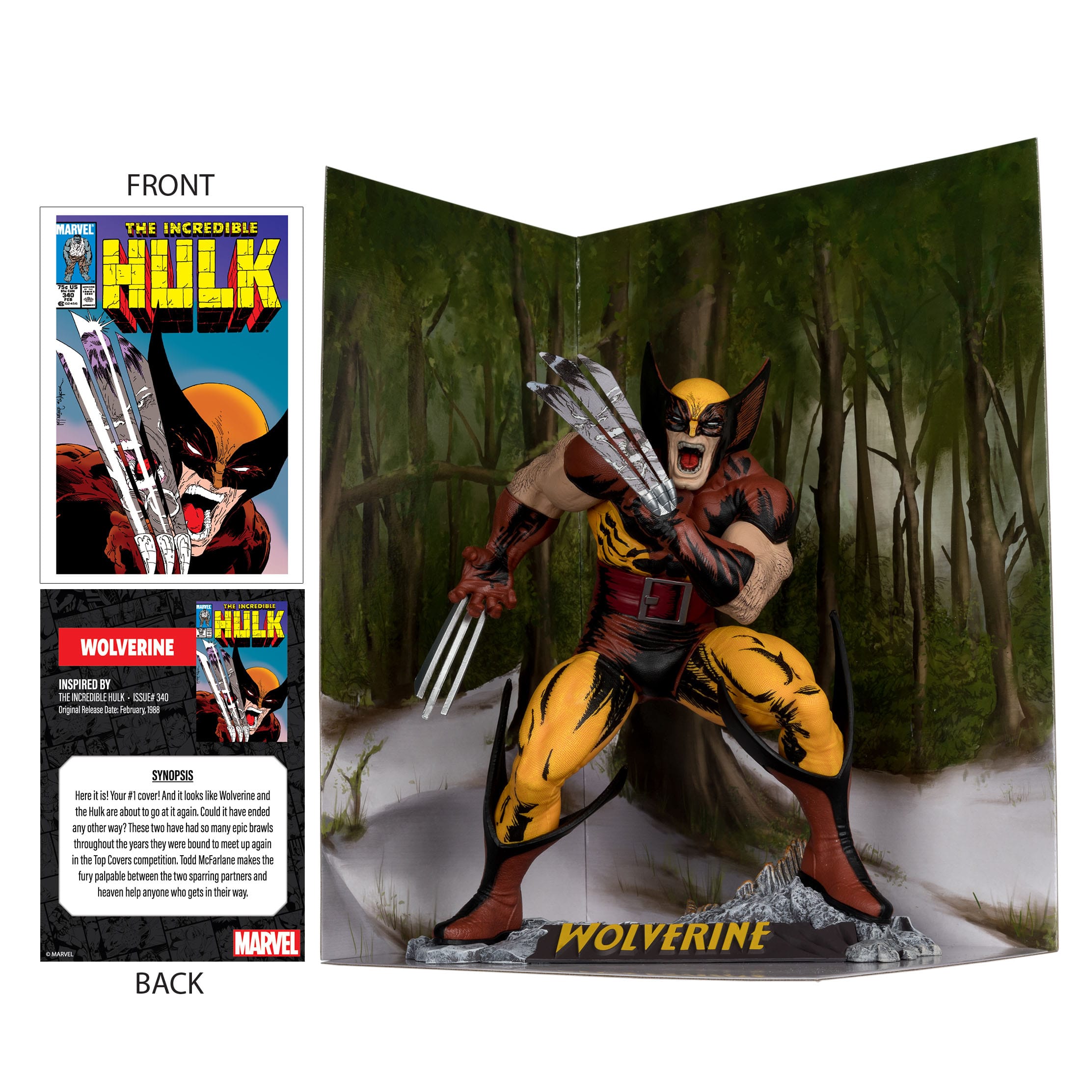 Marvel Collection: Wolverine (The Incredible Hulk #340) - 30 cm Statue-Statue-McFarlane Toys-Mighty Underground