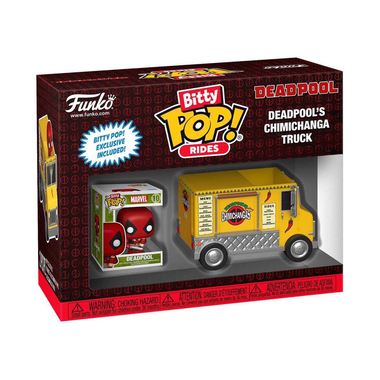 Marvel: Deadpool with Chimichanga Truck - Bitty POP! Rides-POP! + Funkos-Funko-Mighty Underground