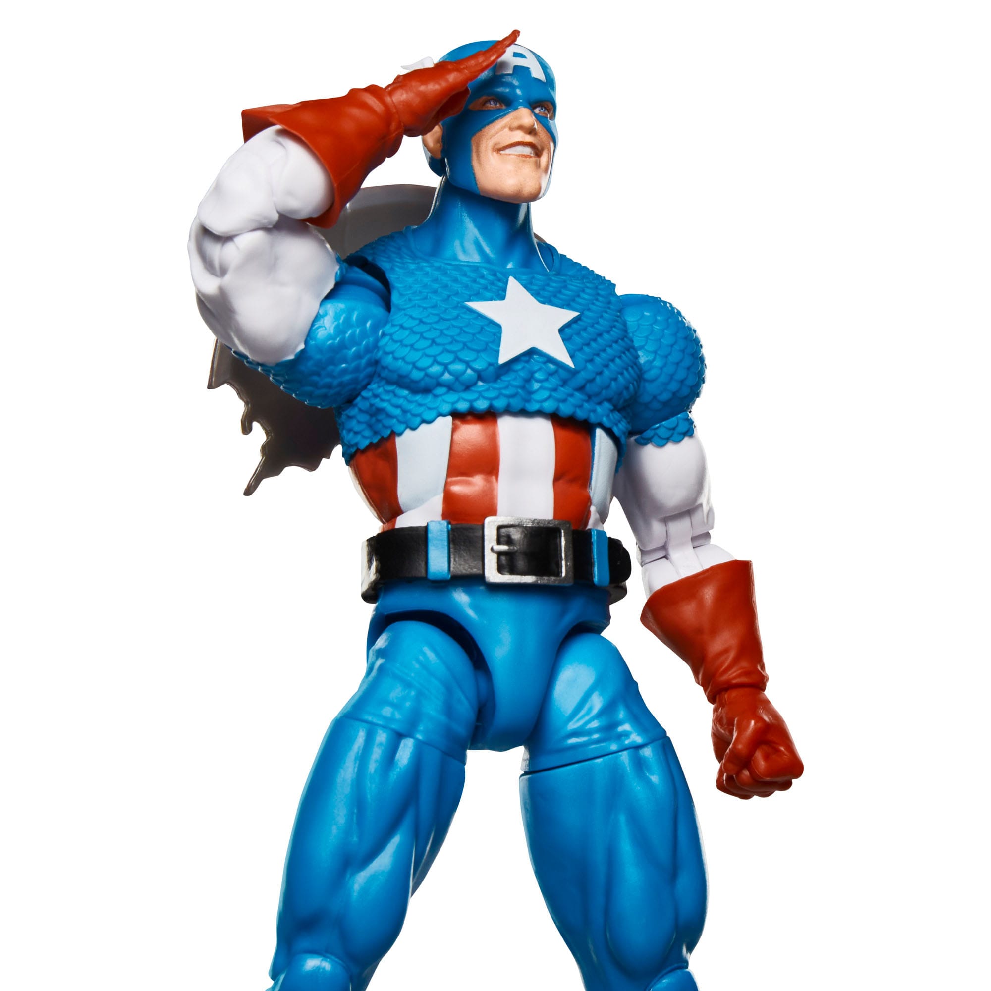 Marvel Legends: Captain America (Secret Wars, Retro)-Actionfiguren-Hasbro-Mighty Underground