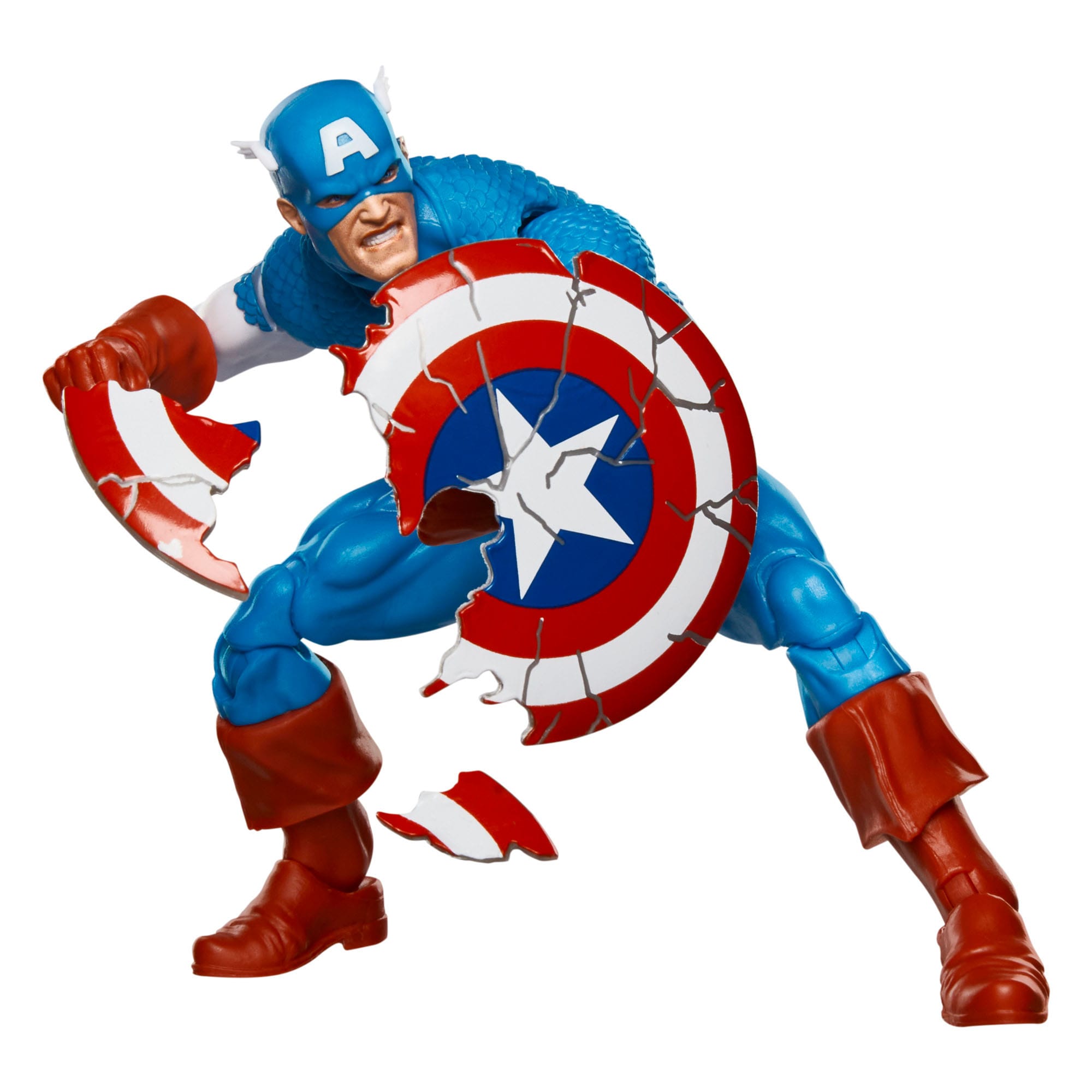 Marvel Legends: Captain America (Secret Wars, Retro)-Actionfiguren-Hasbro-Mighty Underground