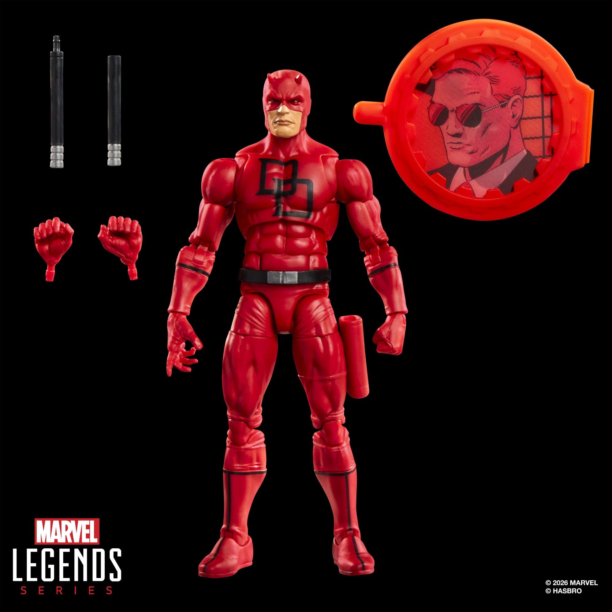 Marvel Legends: Daredevil (Secret Wars)-Actionfiguren-Hasbro-Mighty Underground