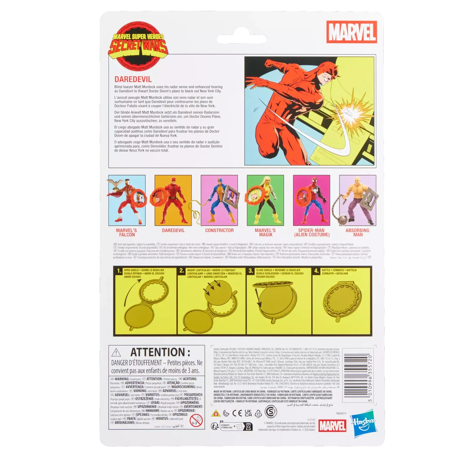 Marvel Legends: Daredevil (Secret Wars)-Actionfiguren-Hasbro-Mighty Underground