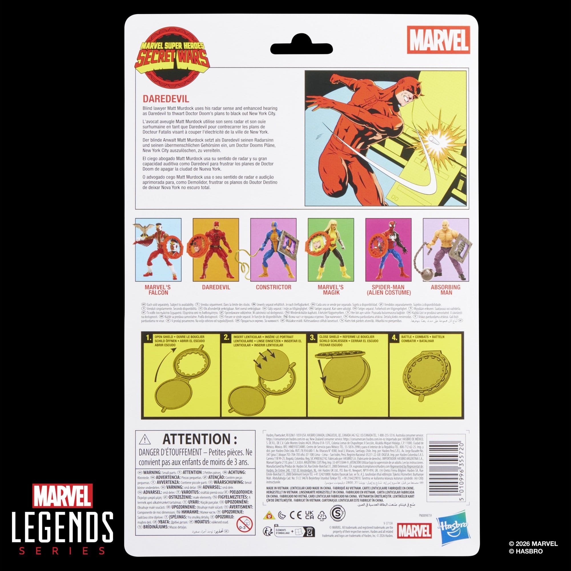 Marvel Legends: Daredevil (Secret Wars)-Actionfiguren-Hasbro-Mighty Underground