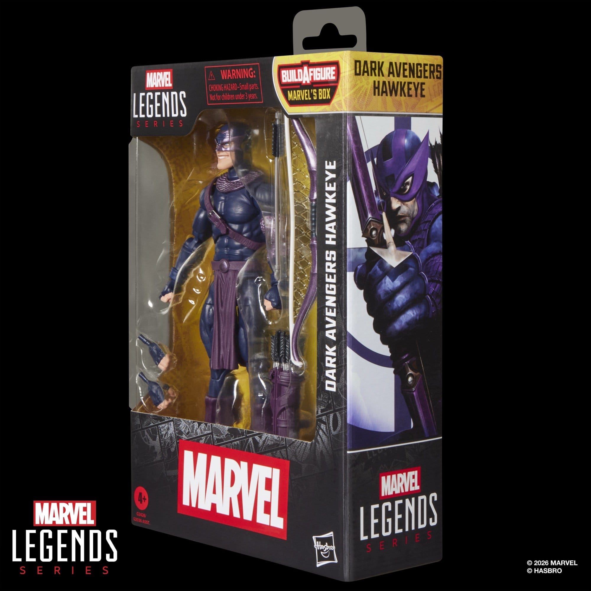 Marvel Legends: Dark Avengers Hawkeye (BAF: Marvel's Box)-Actionfiguren-Hasbro-Mighty Underground