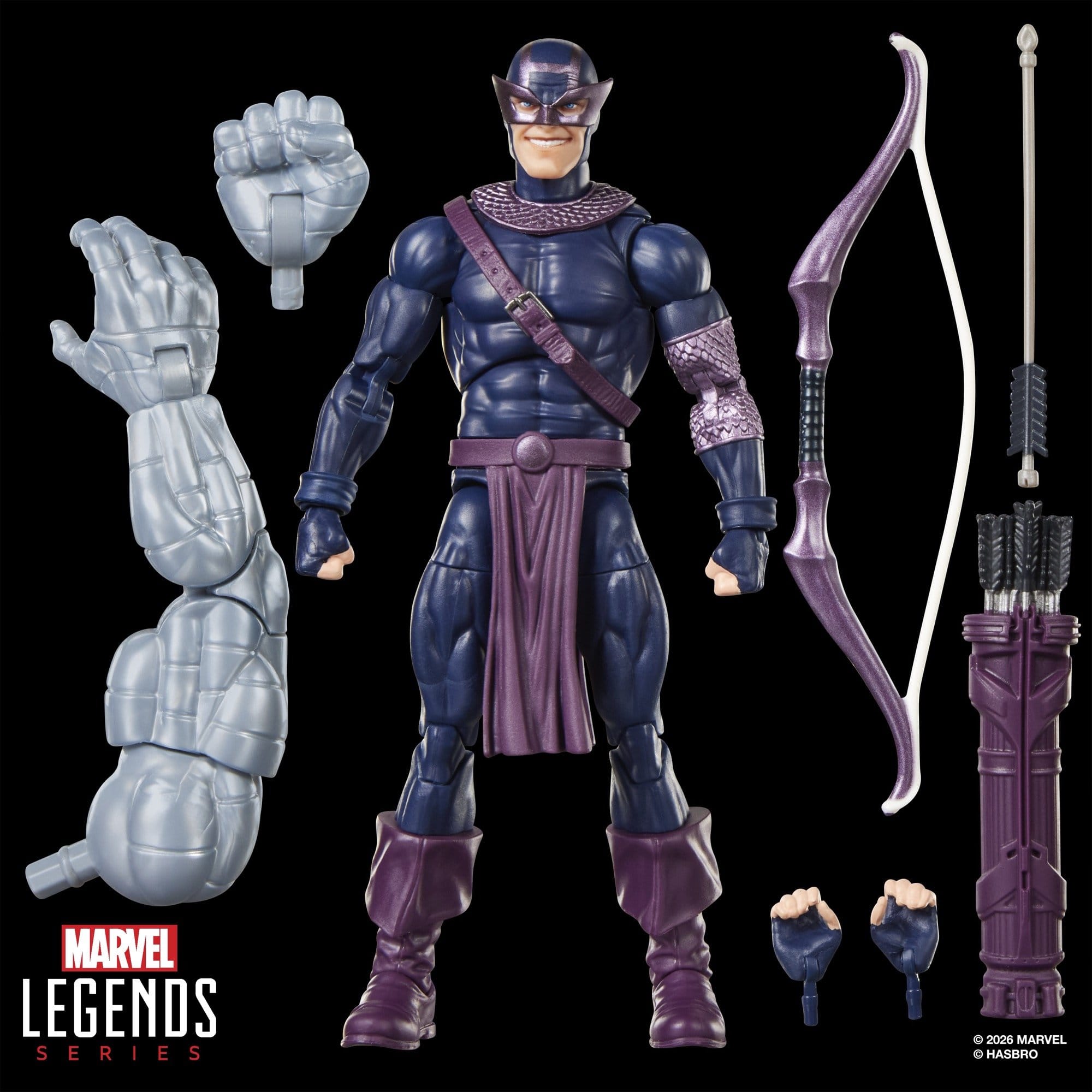 Marvel Legends: Dark Avengers Hawkeye (BAF: Marvel's Box)-Actionfiguren-Hasbro-Mighty Underground