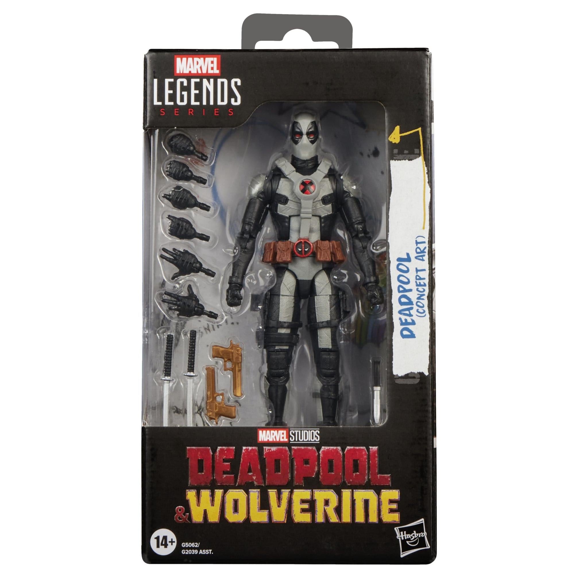 Marvel Legends: Deadpool (Concept Art) (Deadpool & Wolverine)-Actionfiguren-Hasbro-Mighty Underground
