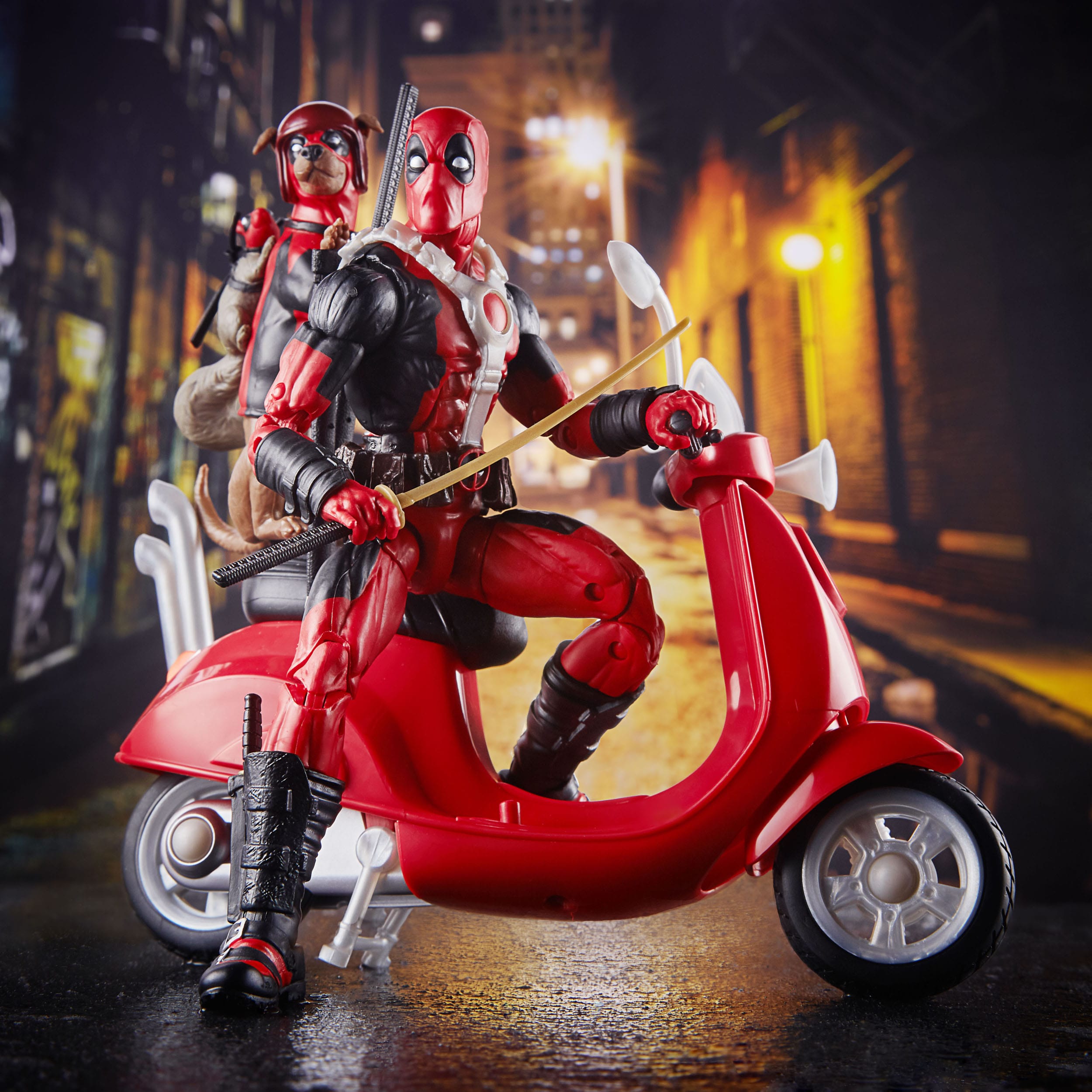 Marvel Legends: Deadpool with Scooter-Actionfiguren-Hasbro-Mighty Underground