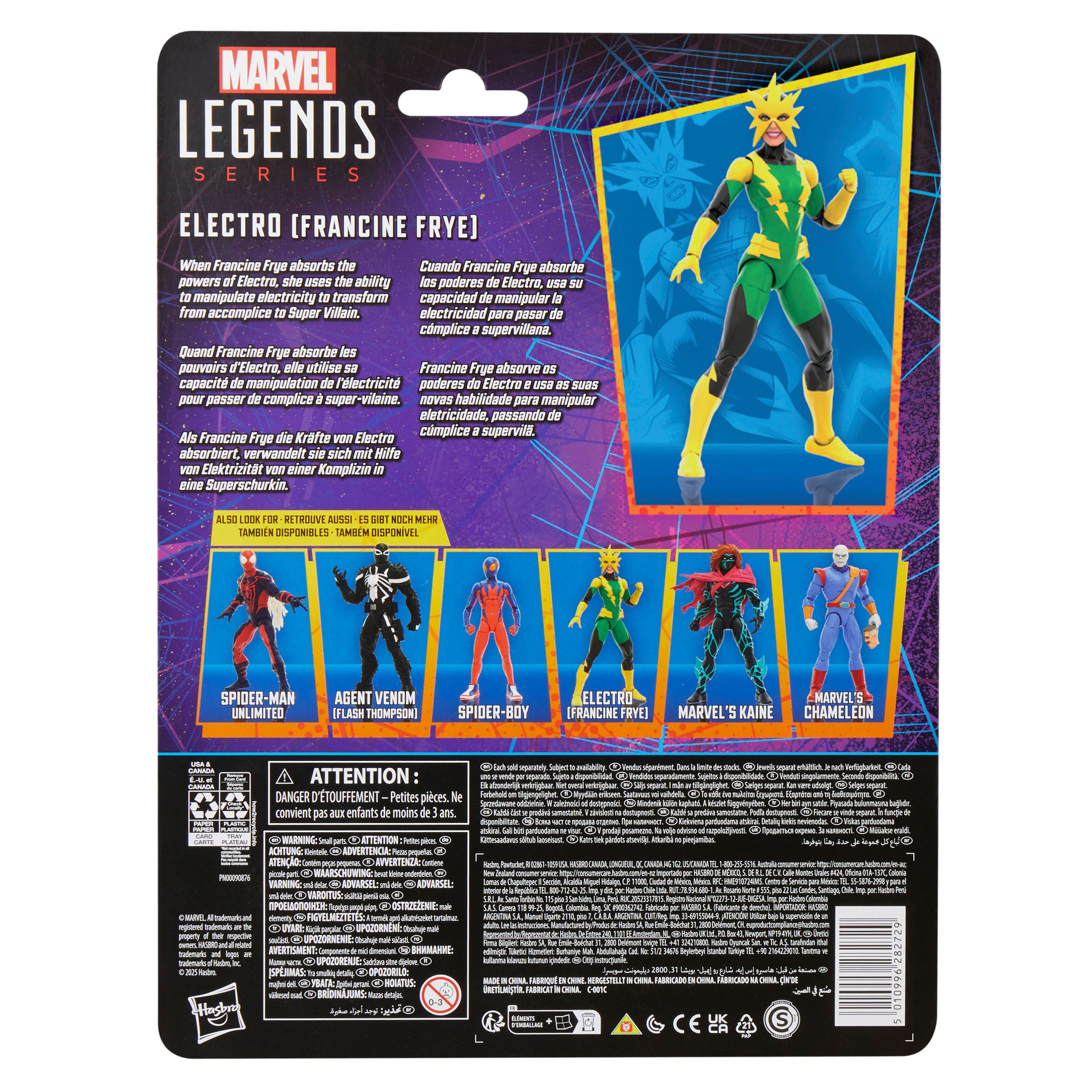 Marvel Legends: Electro (Spider-Man)-Actionfiguren-Hasbro-Mighty Underground